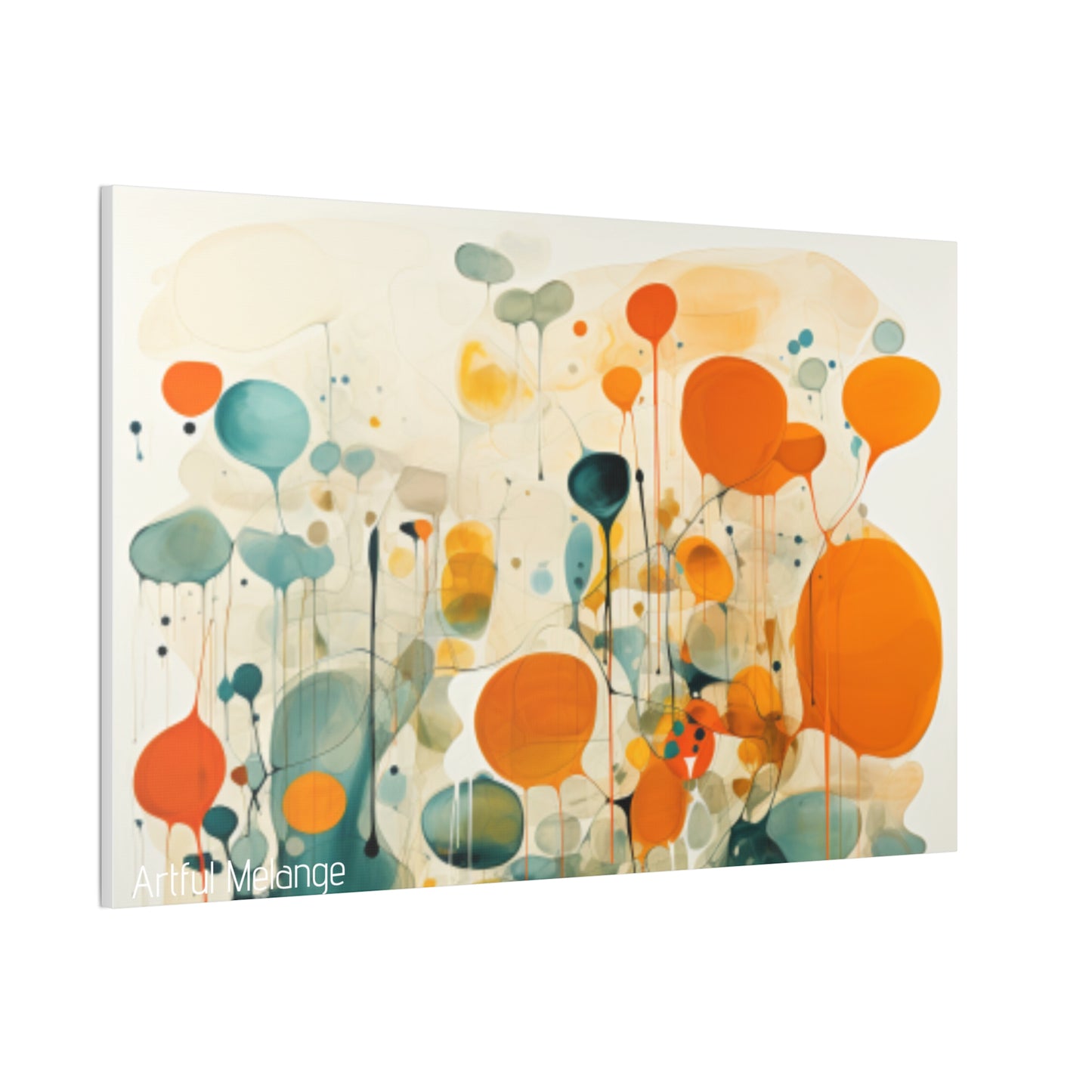 Primary Elegance: A Symphony of Sophistication Canvas Print