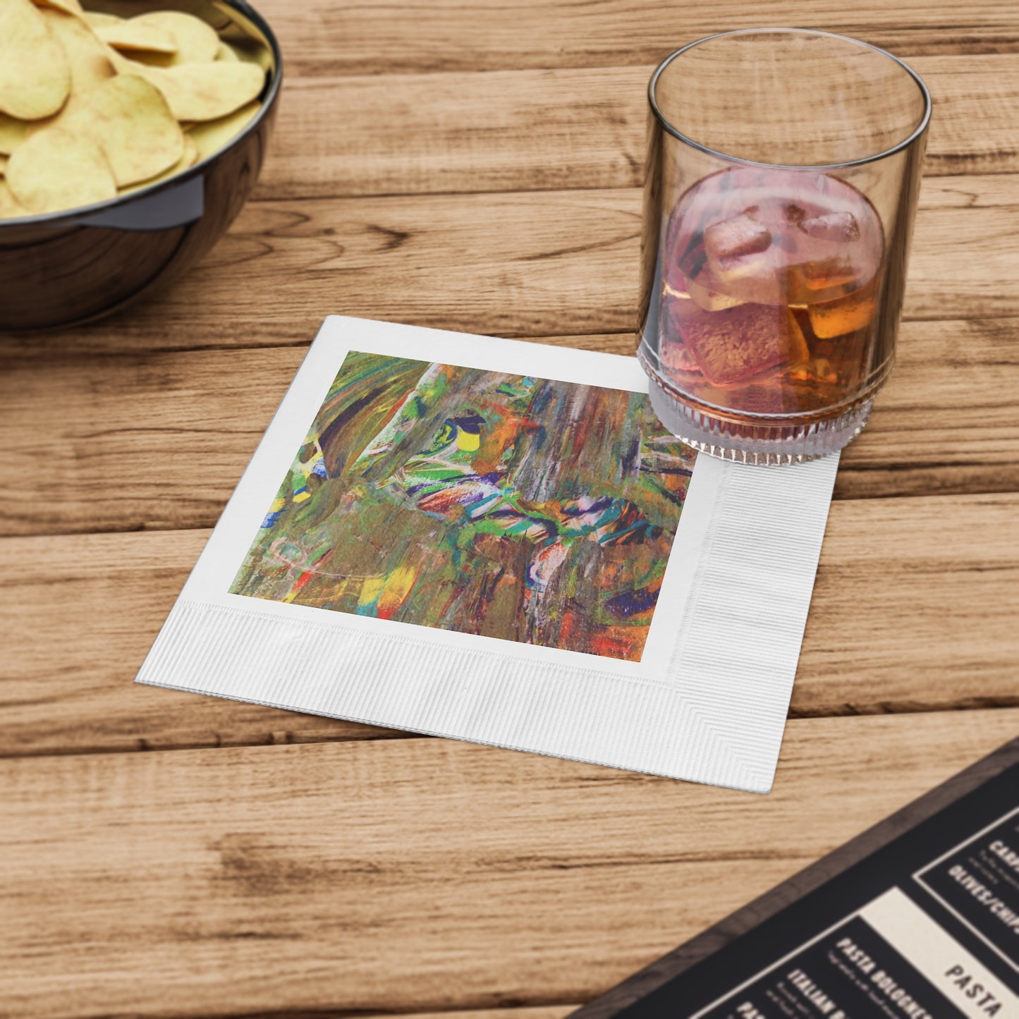 ChromaBlend™ Artistry Abstract Art Napkins”