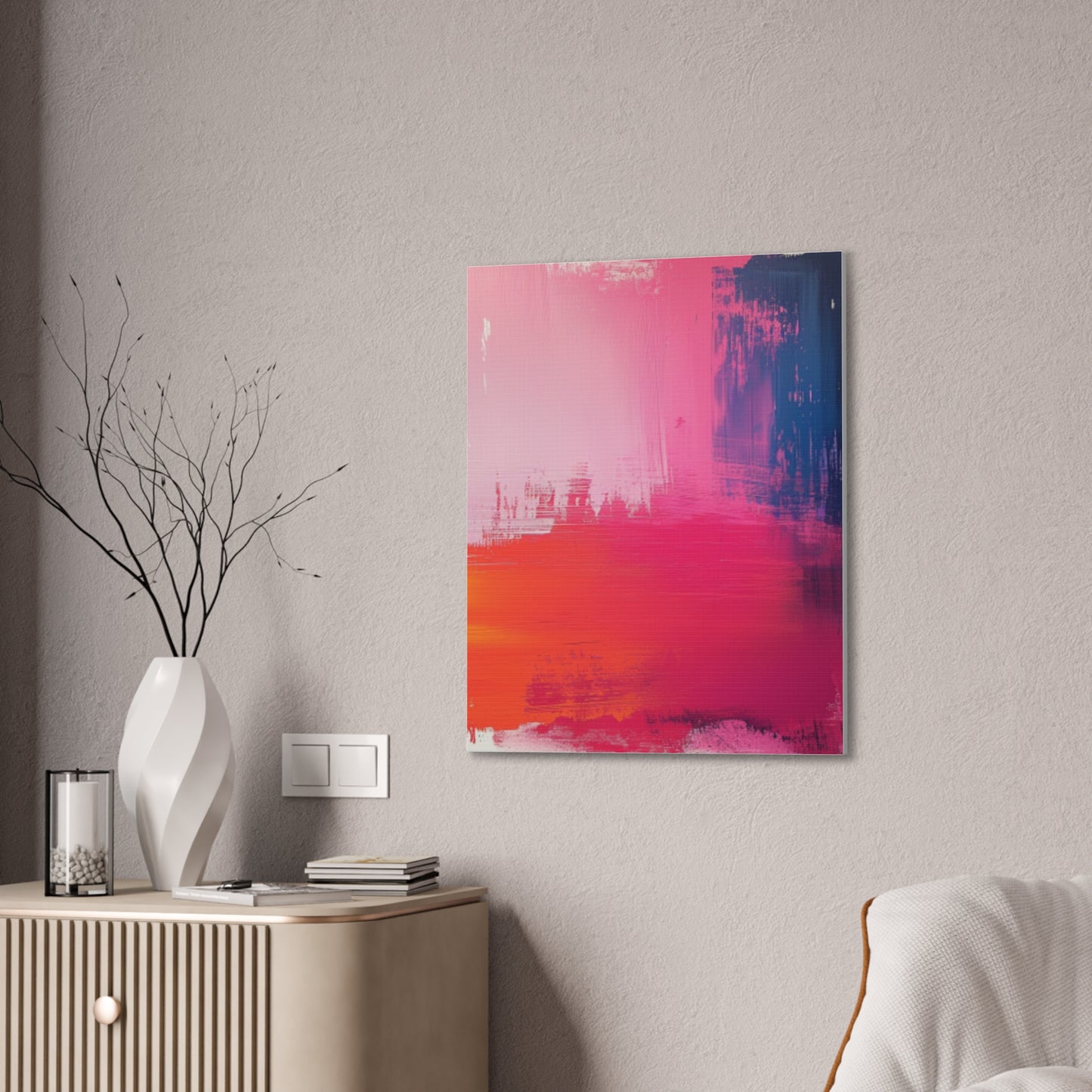 In The Pink: A Symphony of Sophistication Canvas Print