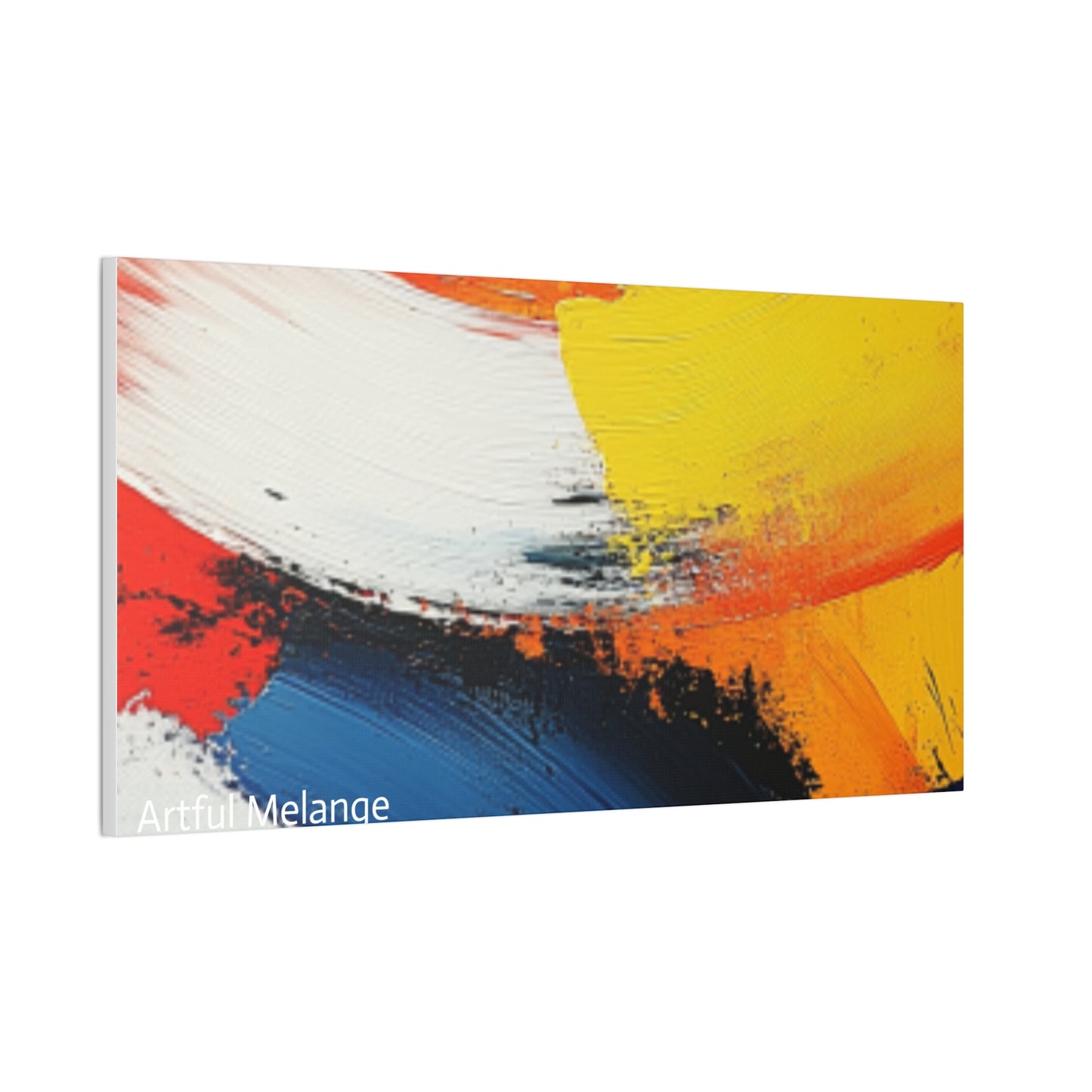 Acrylic Abstract Canvas Print - Richly Textured Artistry