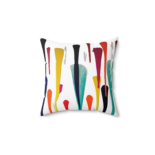 Artistic Abstractions: Abstract Acrylic Art Pillows Collection