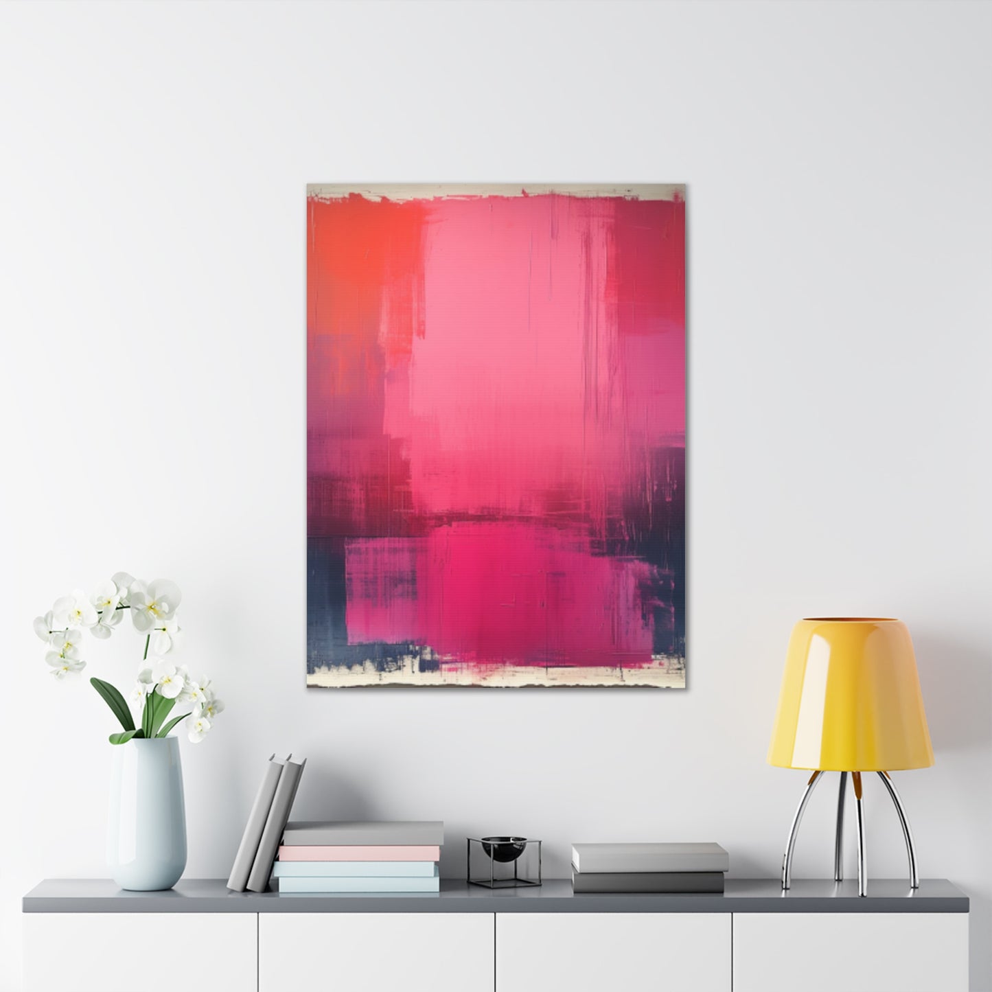 In The Pink: A Symphony of Sophistication Canvas Print