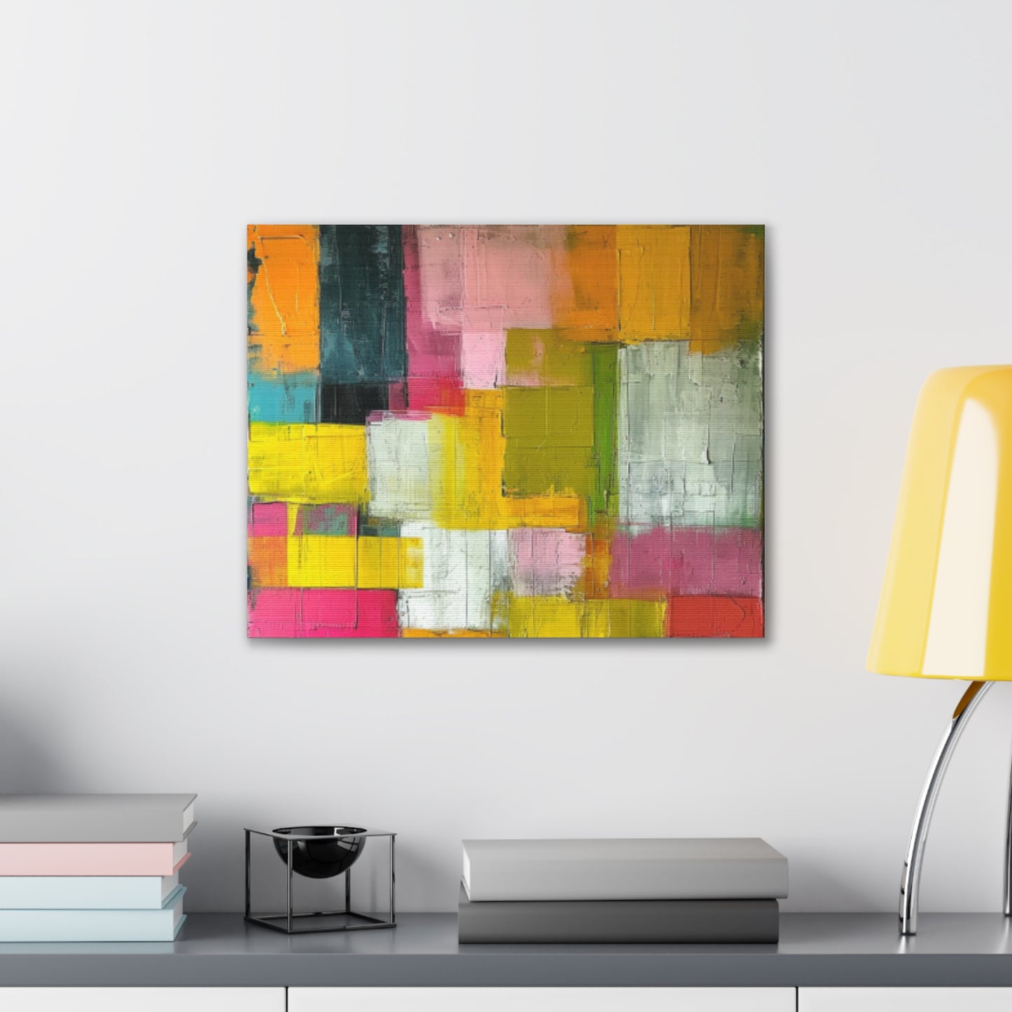 Primary Elegance: A Symphony of Sophistication Canvas Print