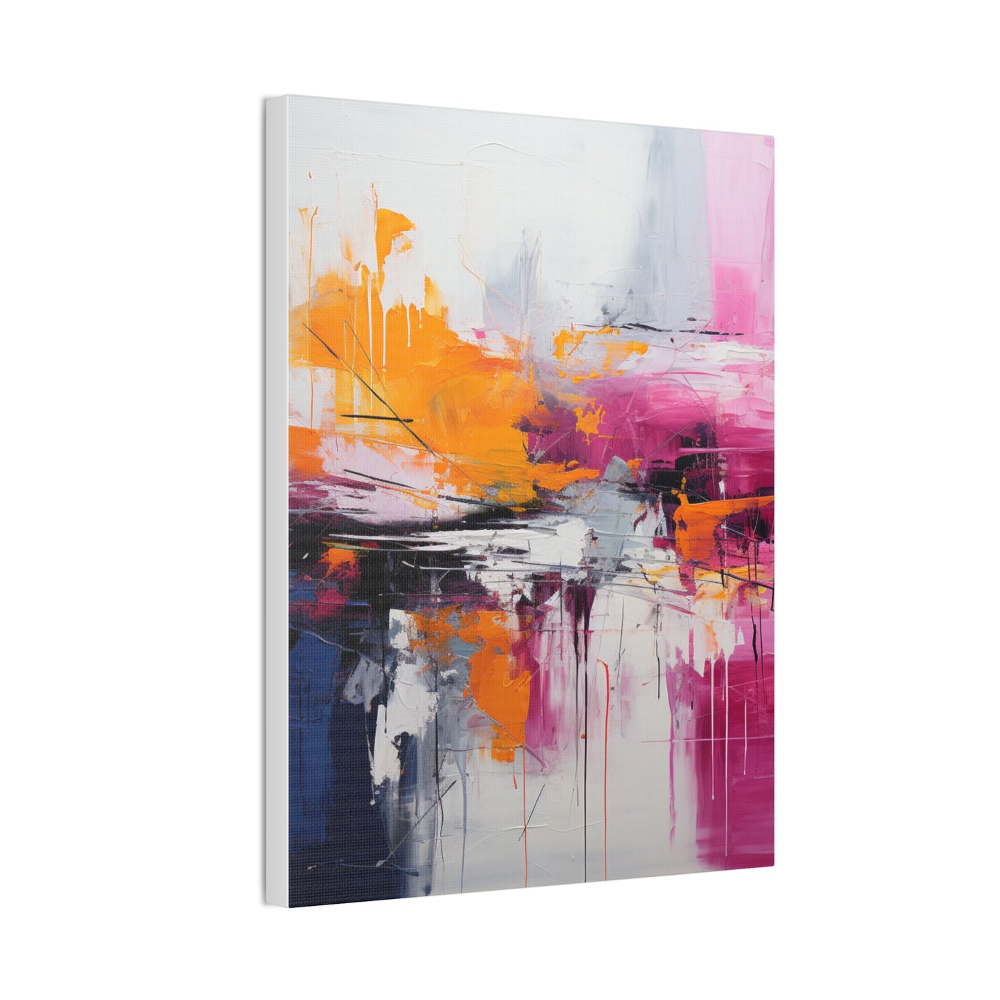 Primary Elegance: A Symphony of Sophistication Canvas Print