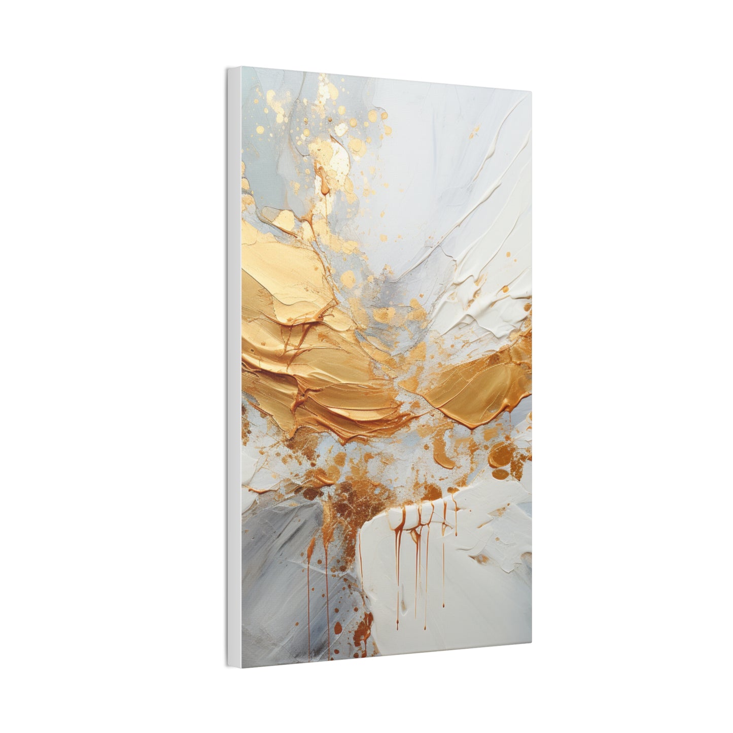 Acrylic Abstract Canvas Print - Richly Textured Artistry