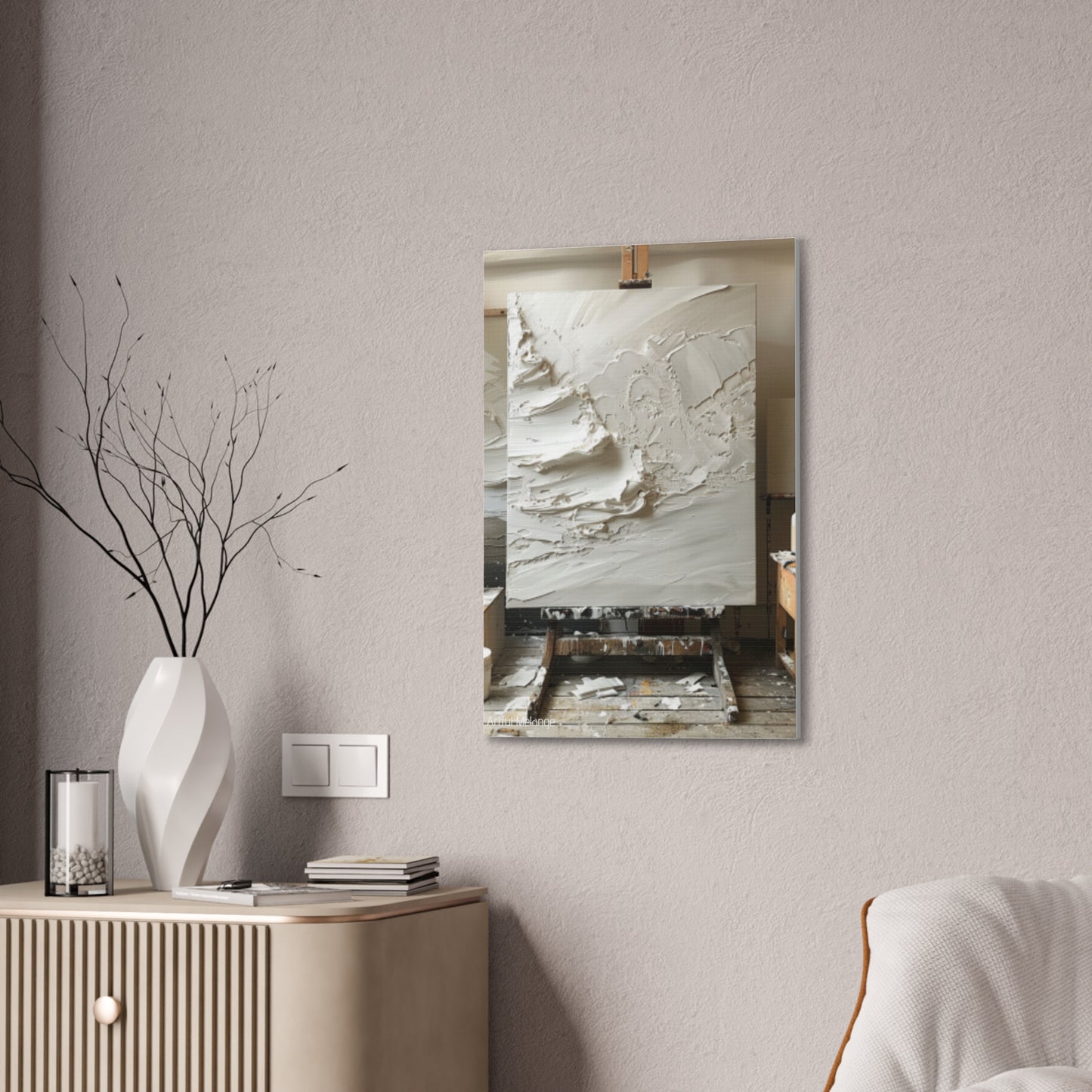 Primary Elegance: A Symphony of Sophistication Canvas Print