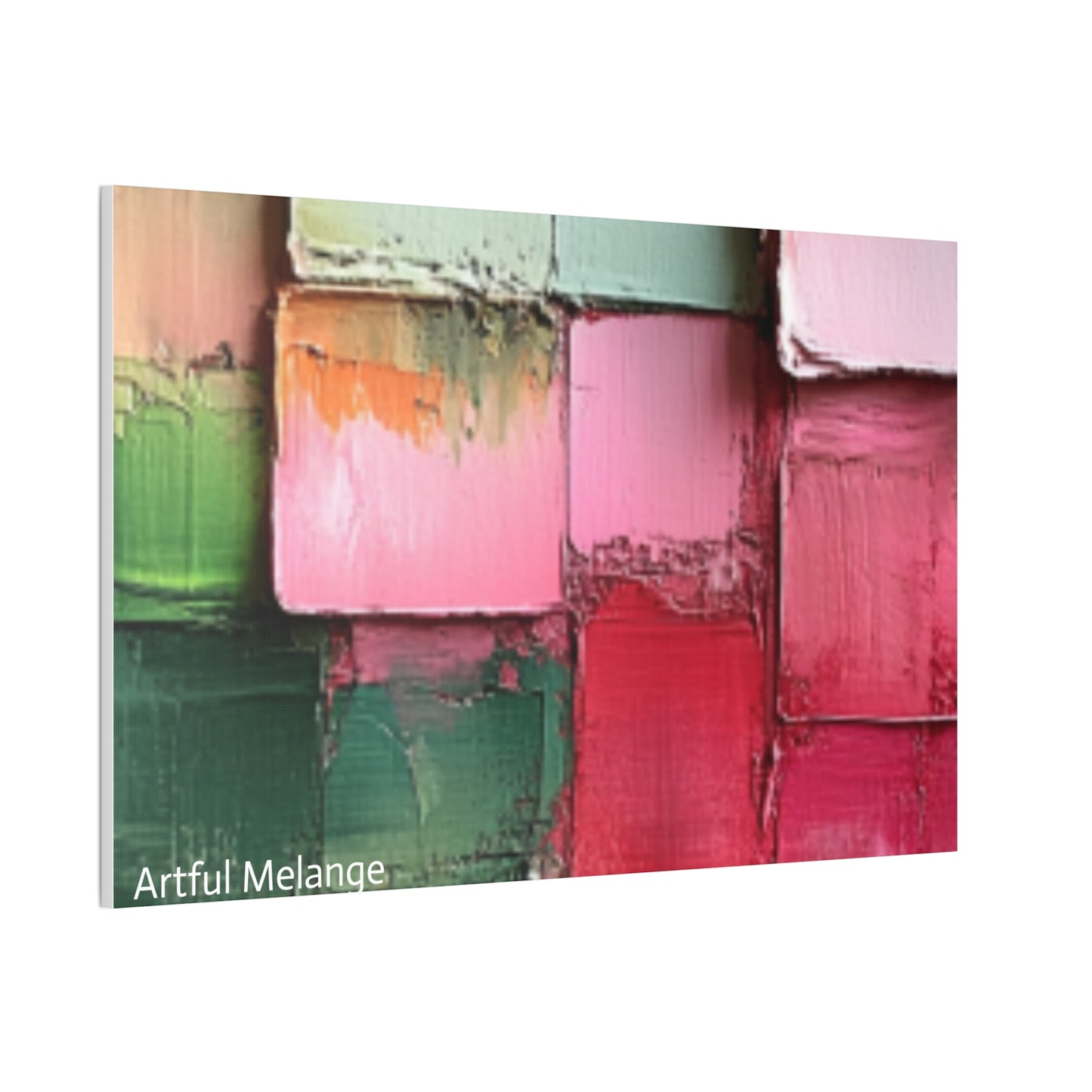 Acrylic Abstract Canvas Print - Richly Textured Artistry