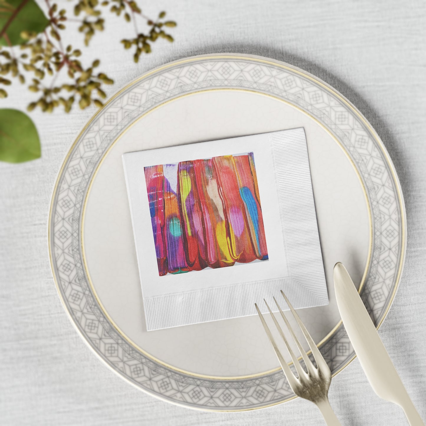 ChromaBlend™ Artistry Abstract Art Napkins”