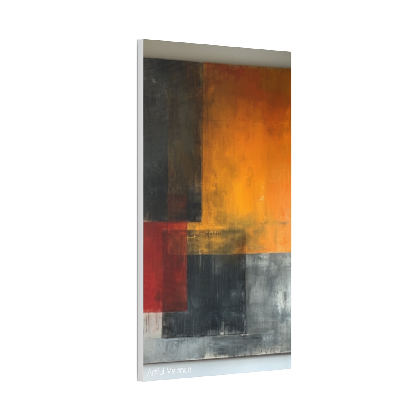 Primary Elegance: A Symphony of Sophistication Canvas Print