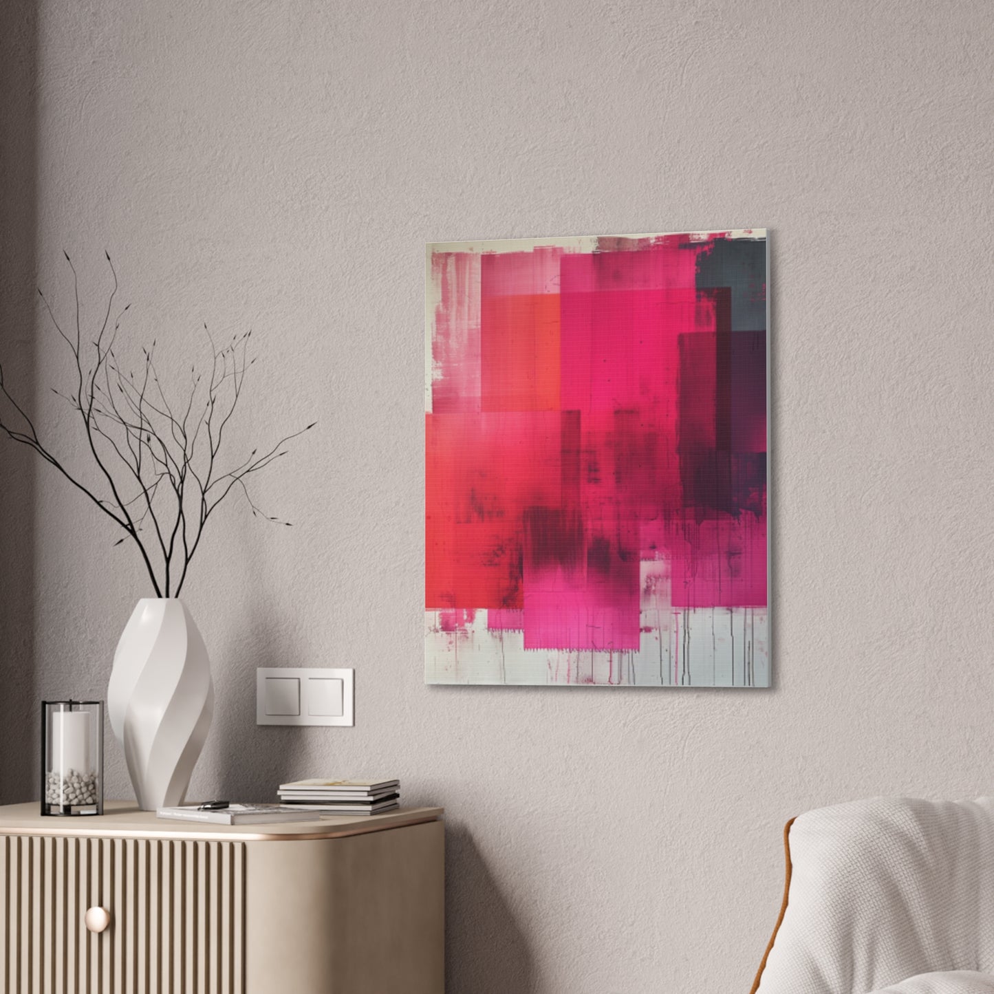 In The Pink: A Symphony of Sophistication Canvas Print