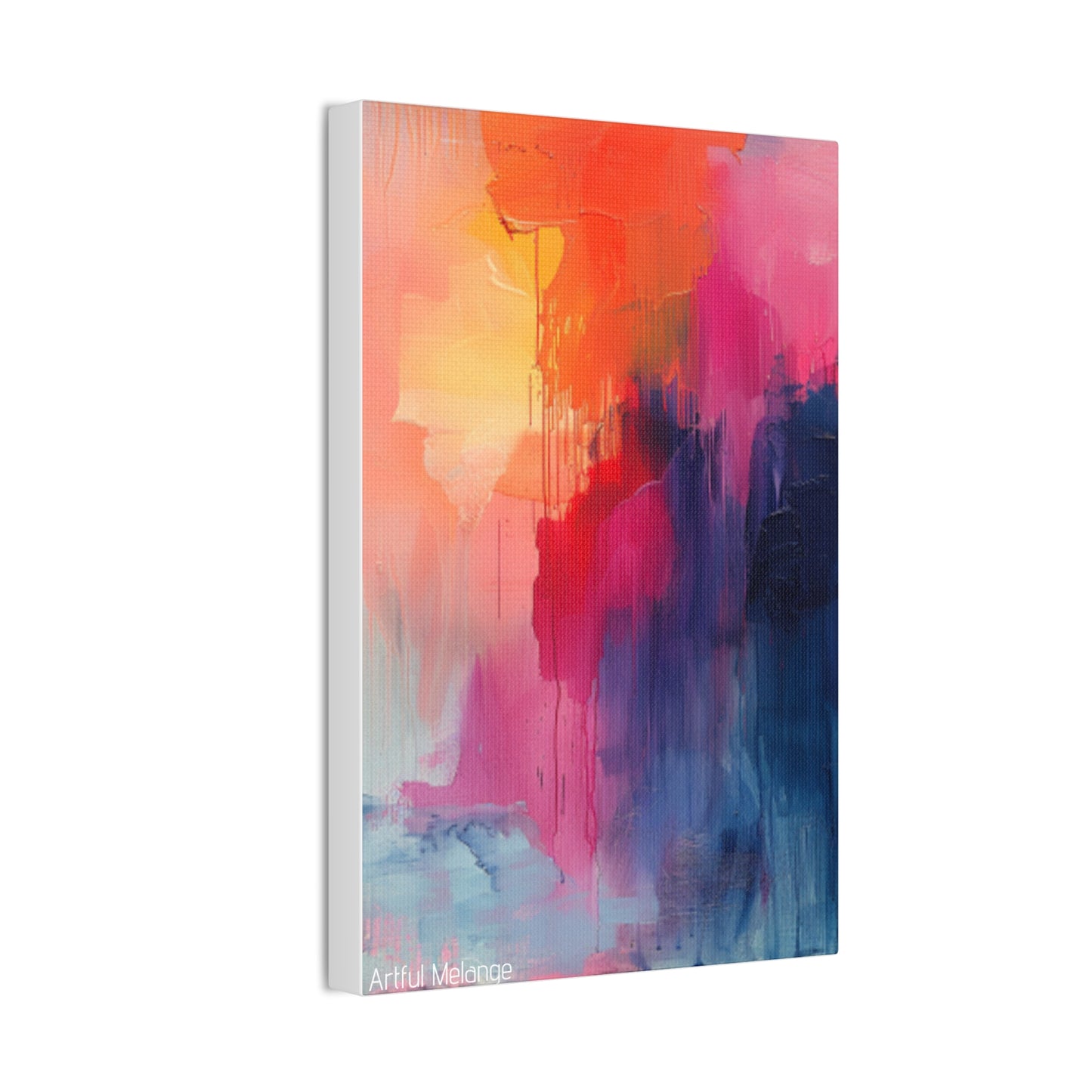 Primary Elegance: A Symphony of Sophistication Canvas Print