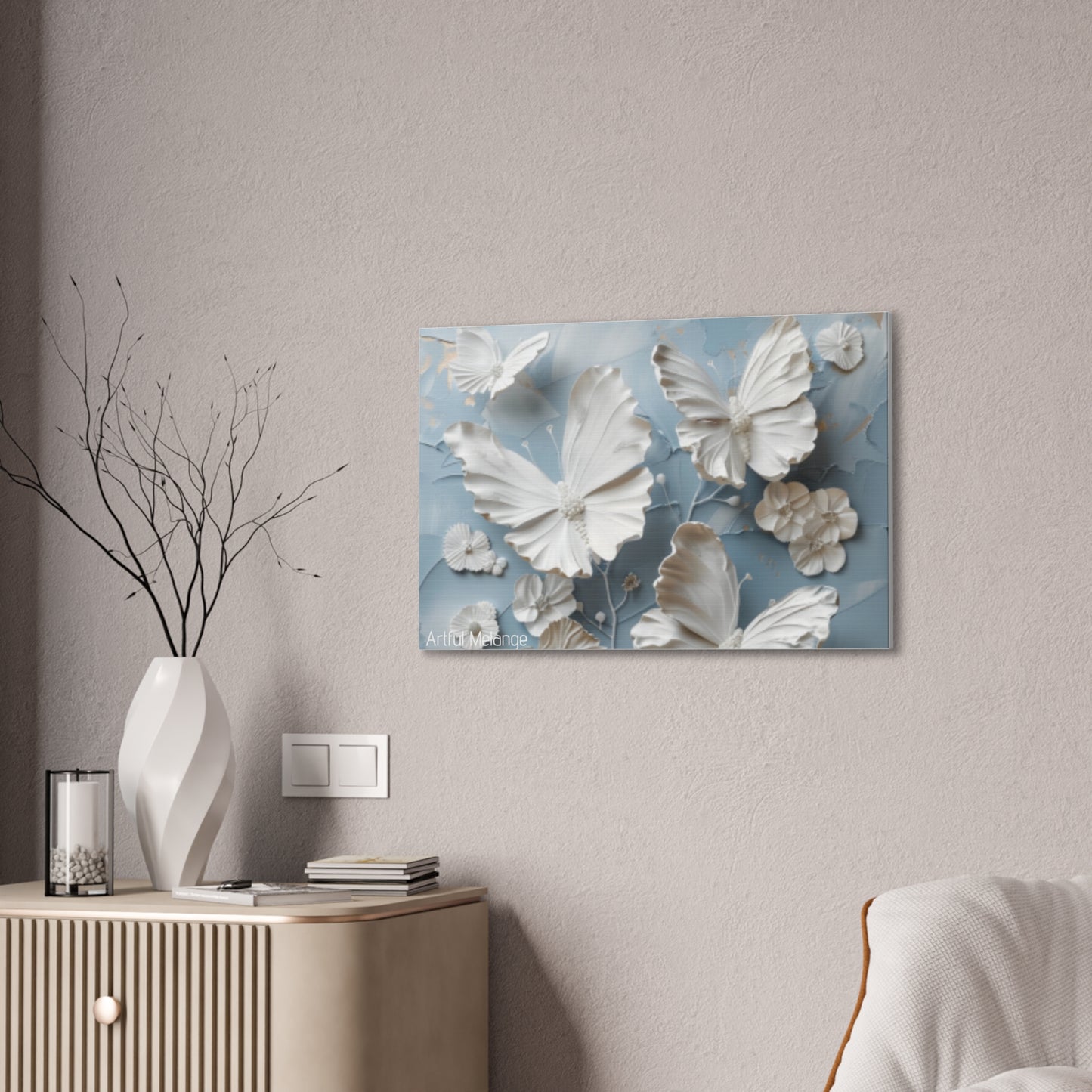 Fluttering Dreams: Butterfly Canvas Print Collection