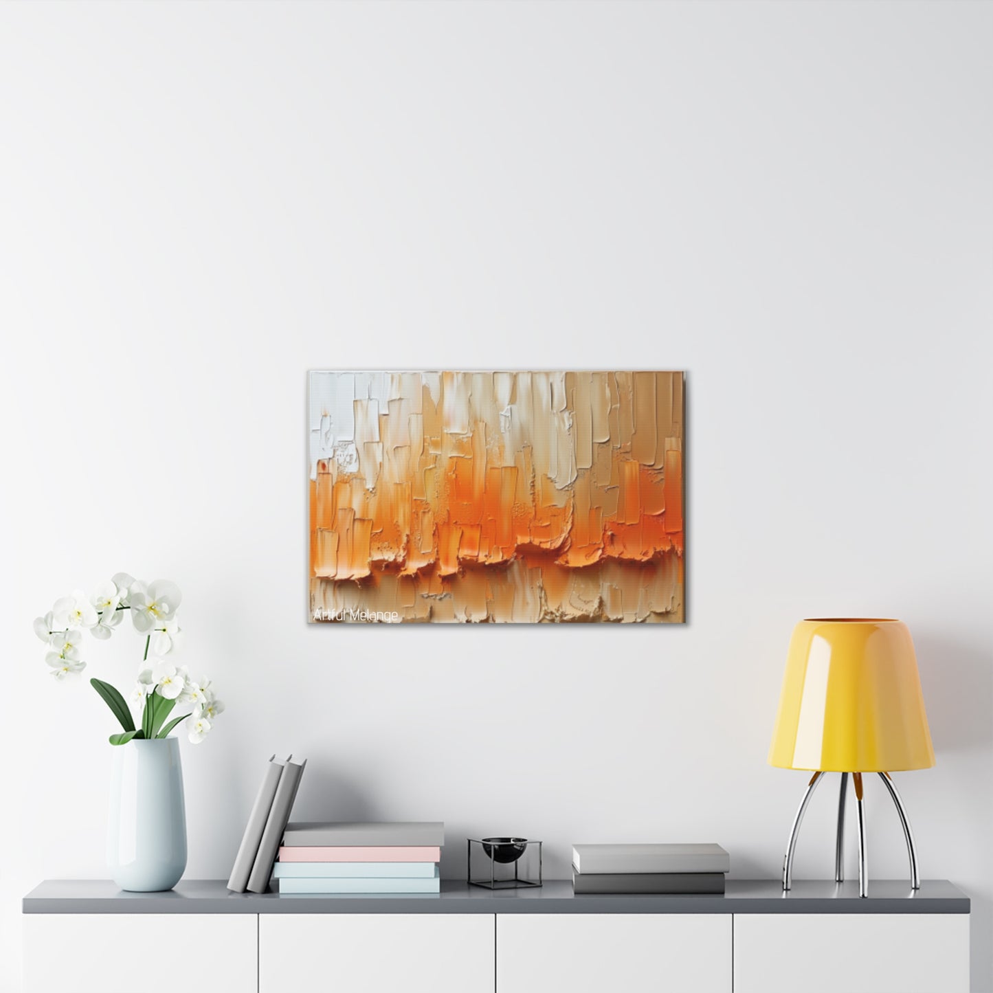 Primary Elegance: A Symphony of Sophistication Canvas Print