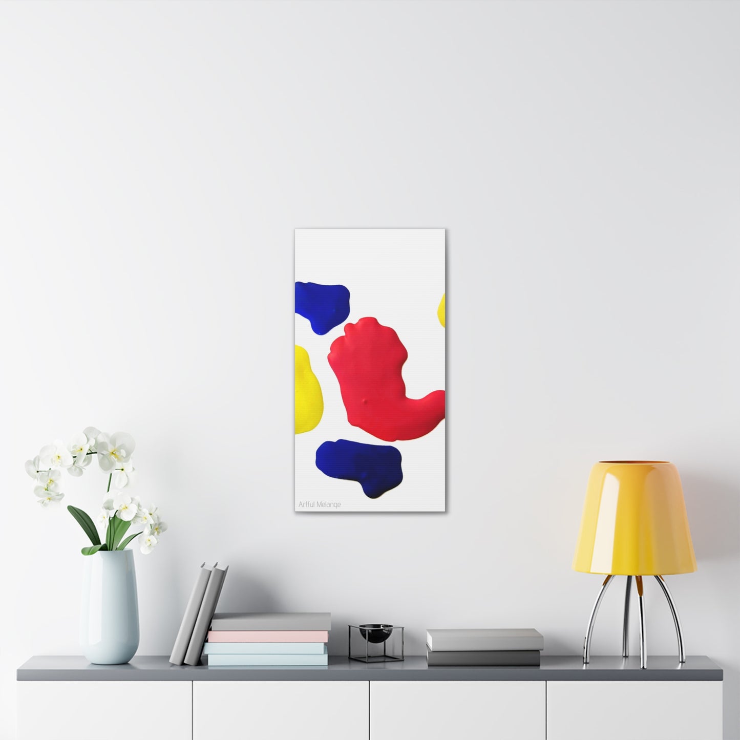 Primary Elegance: A Symphony of Sophistication Canvas Print