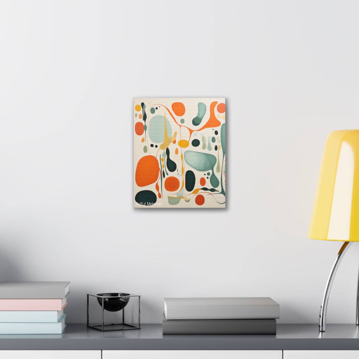 Primary Elegance: A Symphony of Sophistication Canvas Print