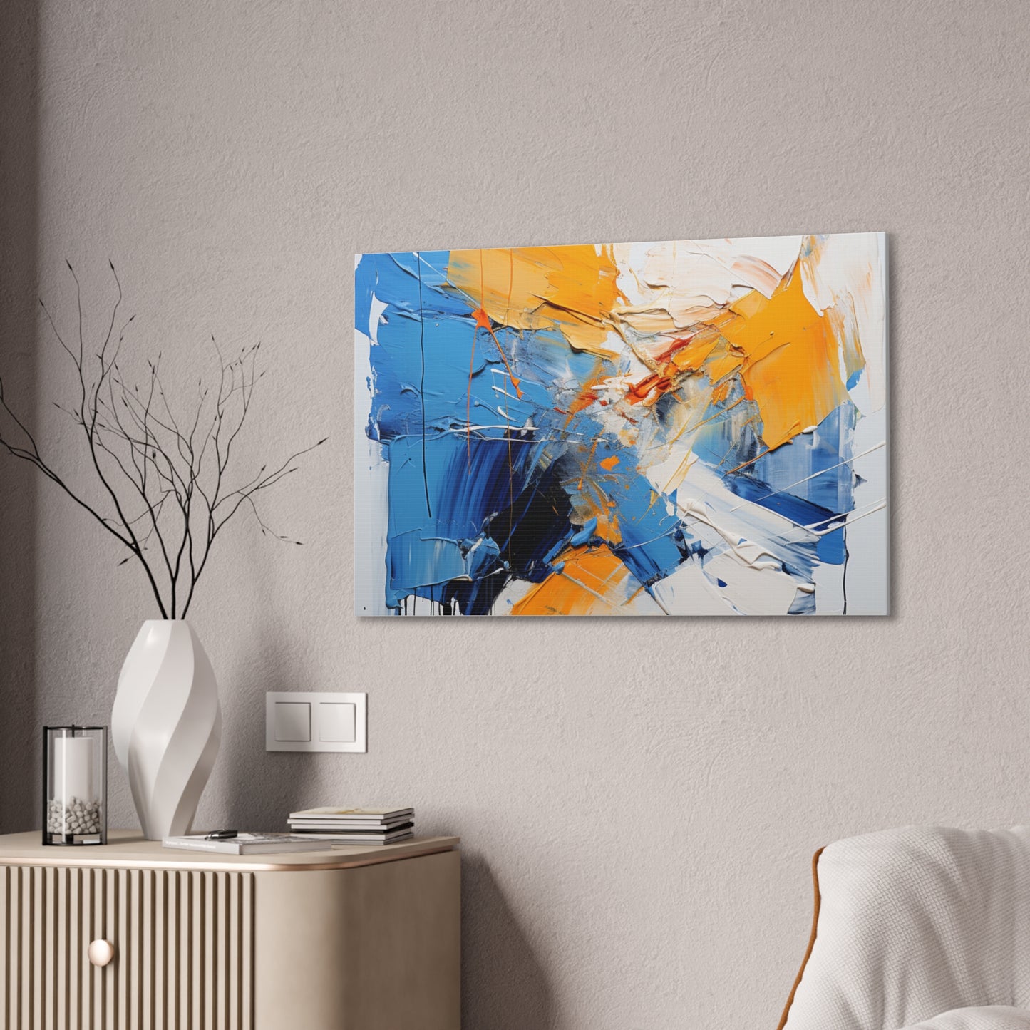 Copy of  Timeless Elegance: Refined Vibrant Hues Canvas Print for Sophisticated Living Spaces