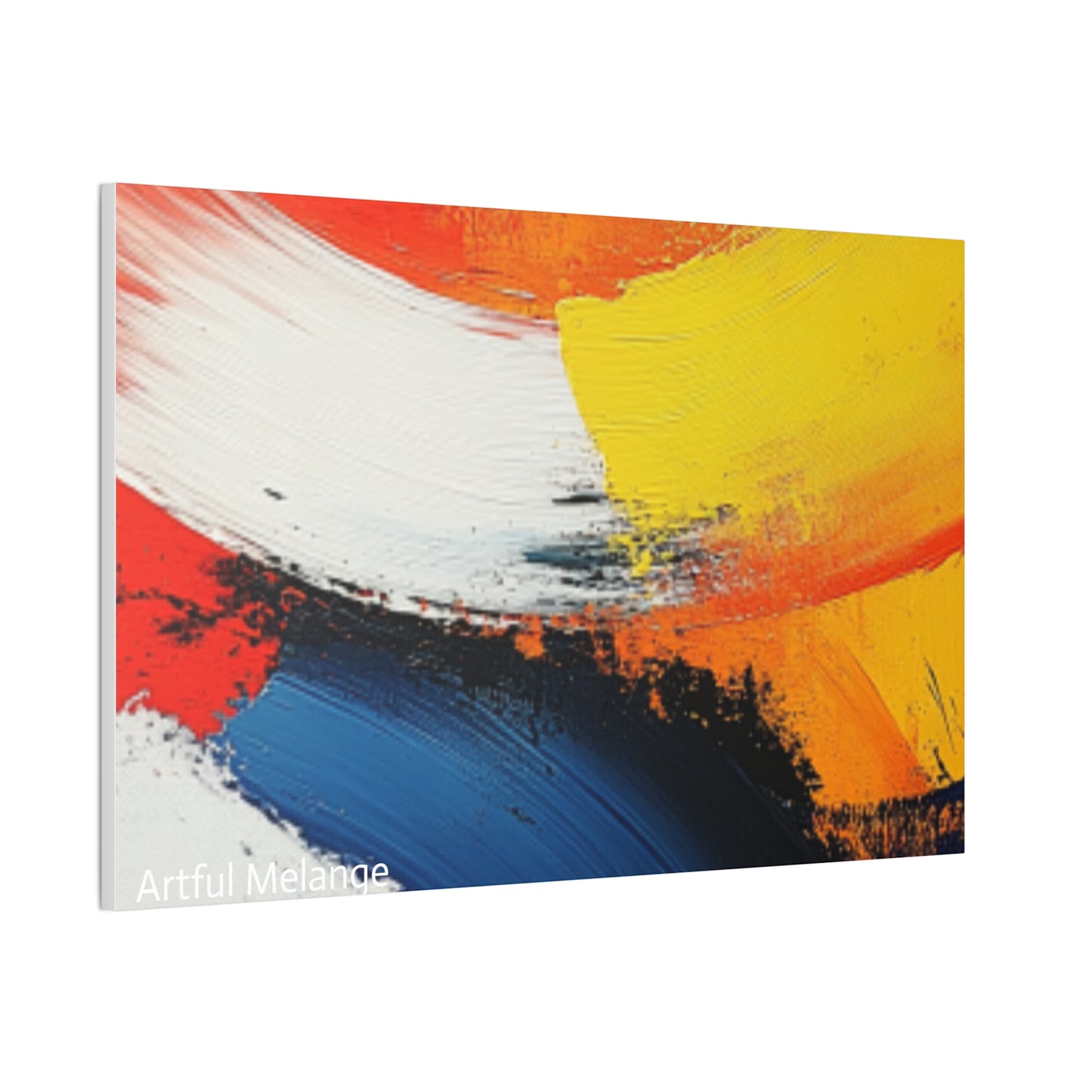 Acrylic Abstract Canvas Print - Richly Textured Artistry