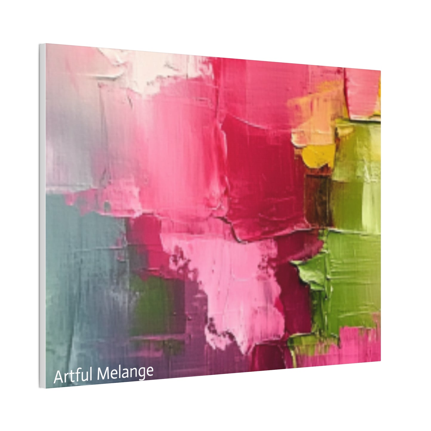 Acrylic Abstract Canvas Print - Richly Textured Artistry