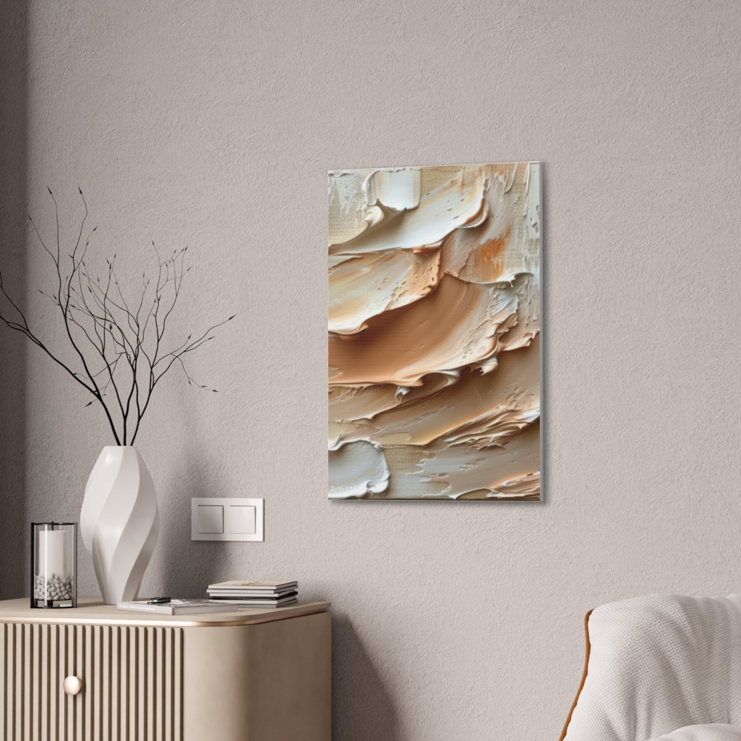 Primary Elegance: A Symphony of Sophistication Canvas Print