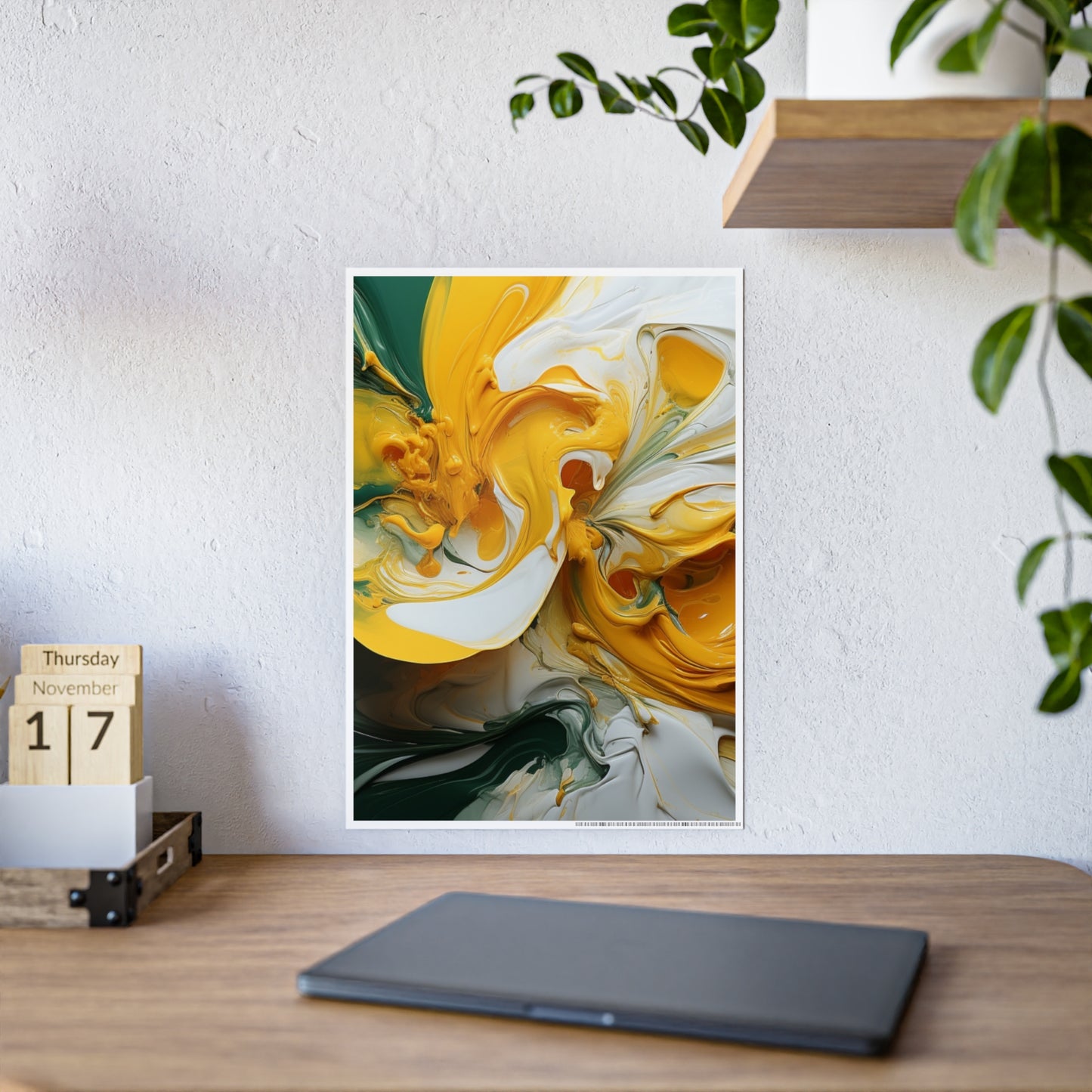 Hyper Realistic 3D Acrylic Abstract Canvas Print - Burst of Color