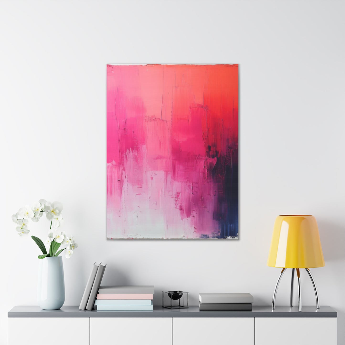 In The Pink: A Symphony of Sophistication Canvas Print