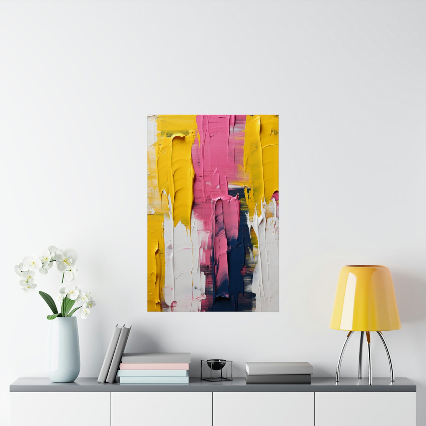 Radiant Harmony Matte Vertical Canvas Poster