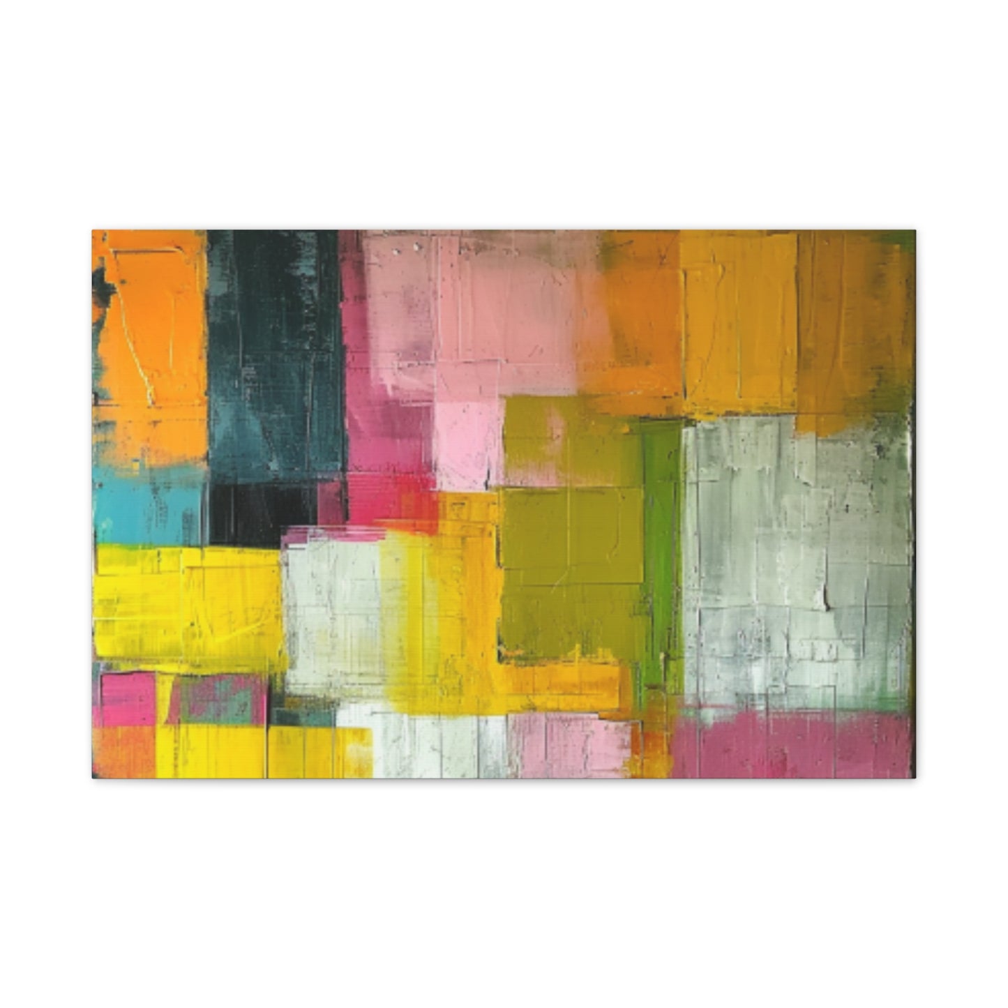 Primary Elegance: A Symphony of Sophistication Canvas Print