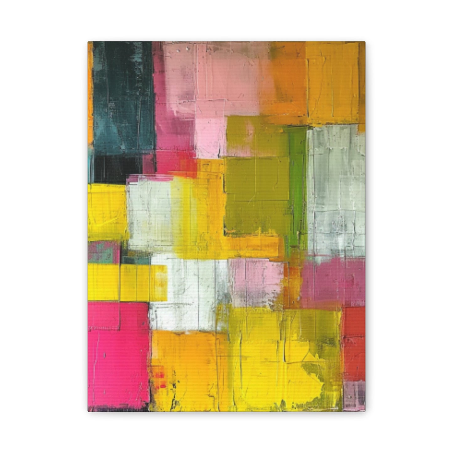 Primary Elegance: A Symphony of Sophistication Canvas Print