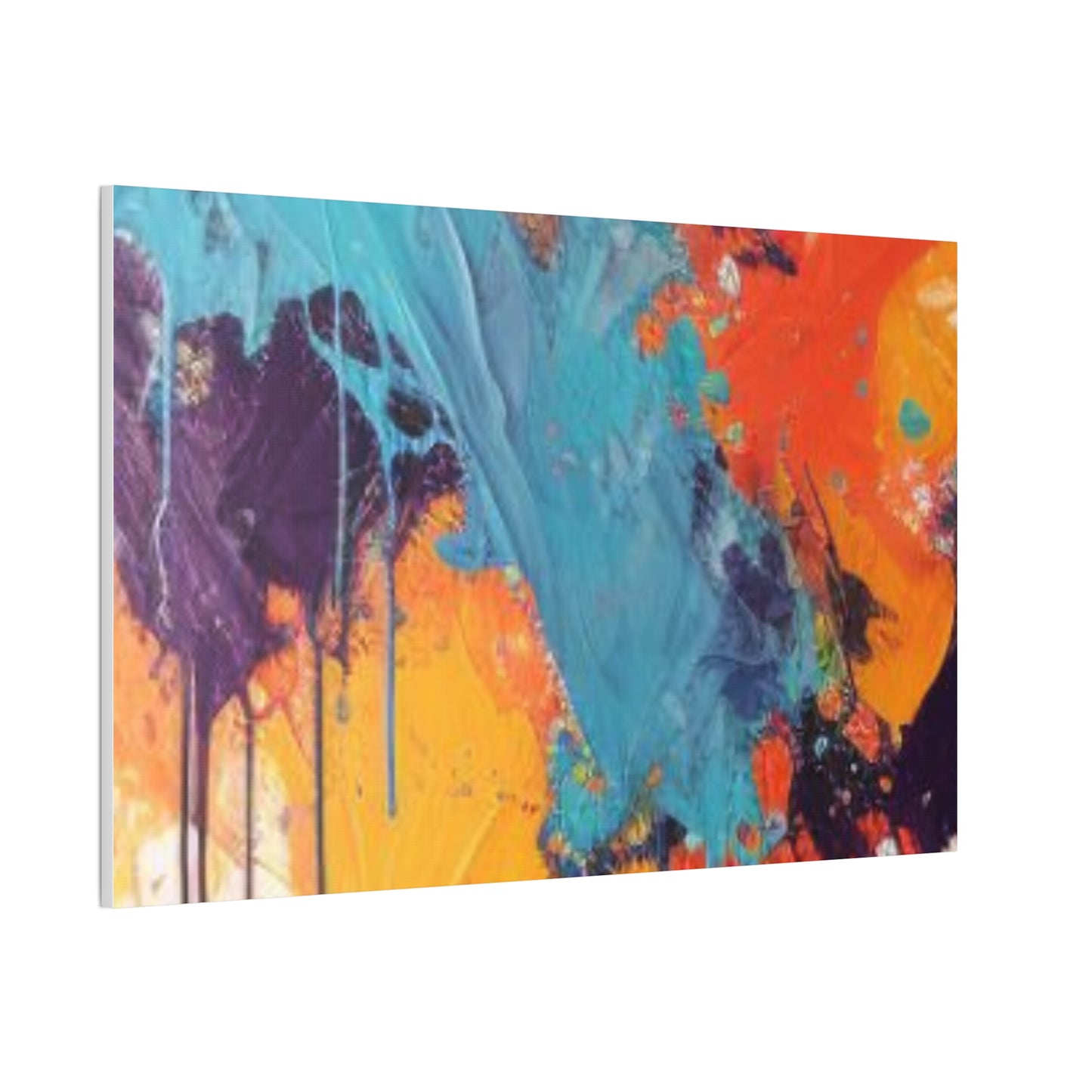 Primary Elegance: A Symphony of Sophistication Canvas Print