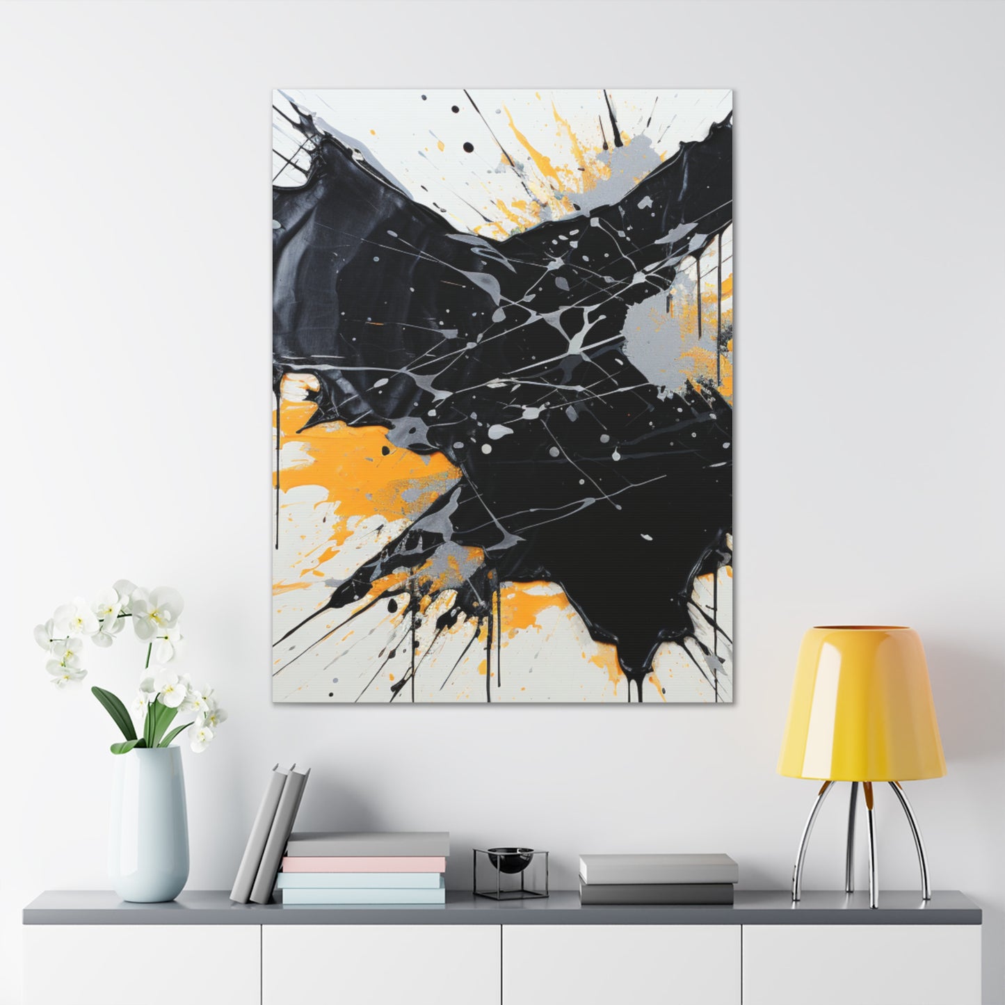 Acrylic Abstract Canvas Print - Richly Textured Artistry