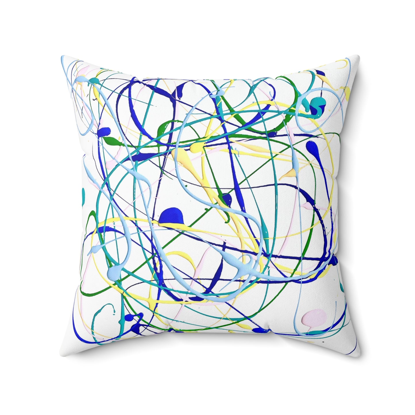 Artistic Abstractions: Abstract Acrylic Art Pillows Collection