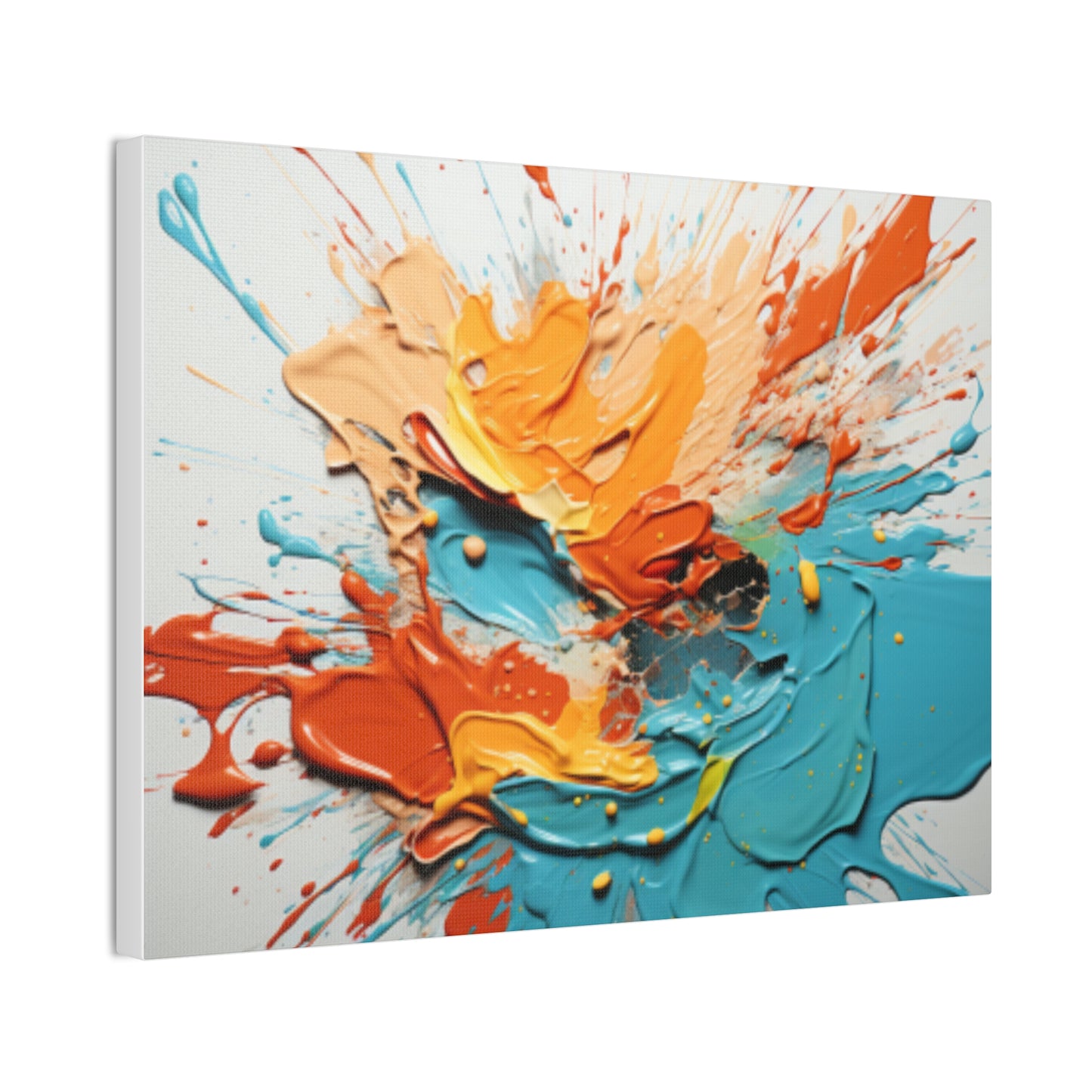 Primary Elegance: A Symphony of Sophistication Canvas Print