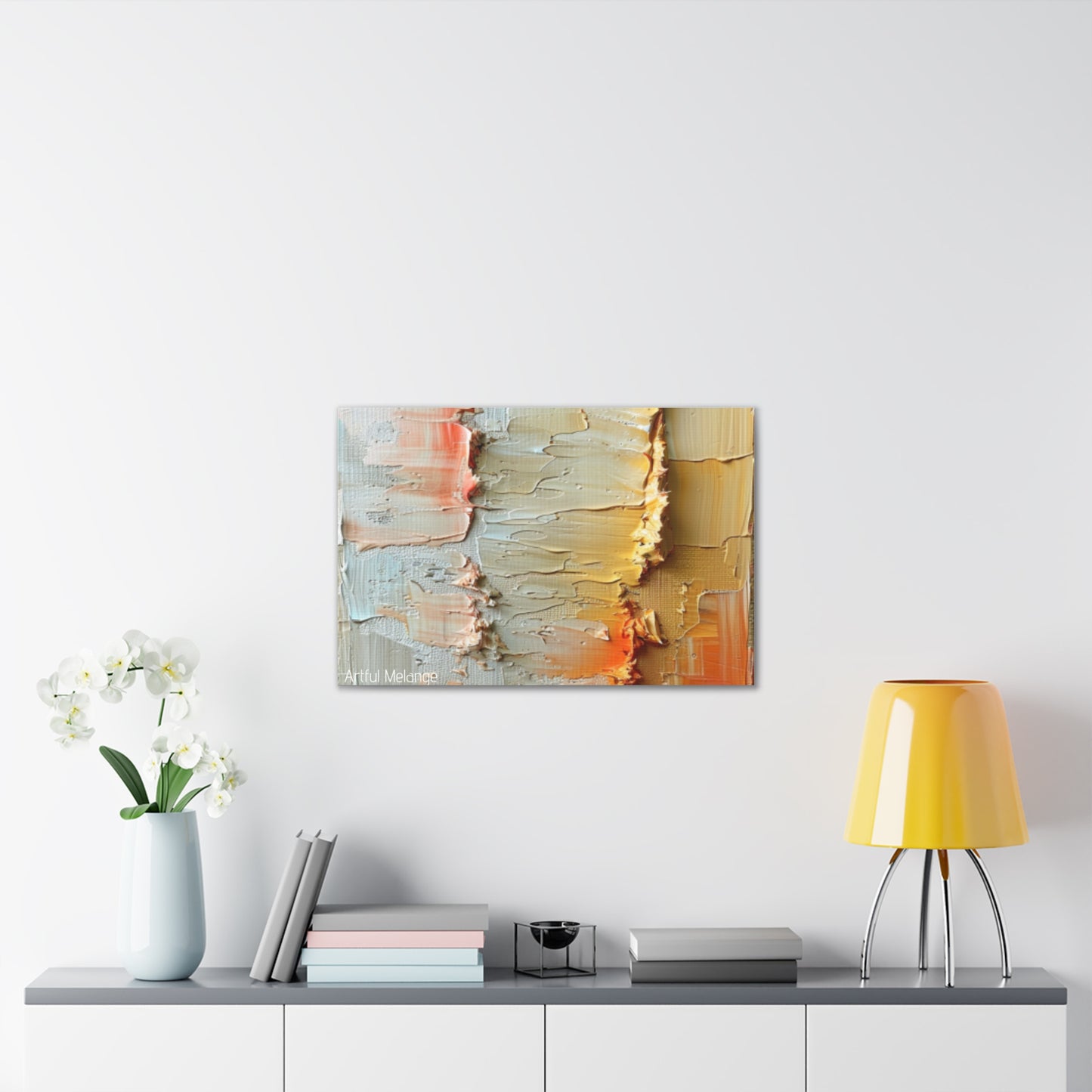 Primary Elegance: A Symphony of Sophistication Canvas Print