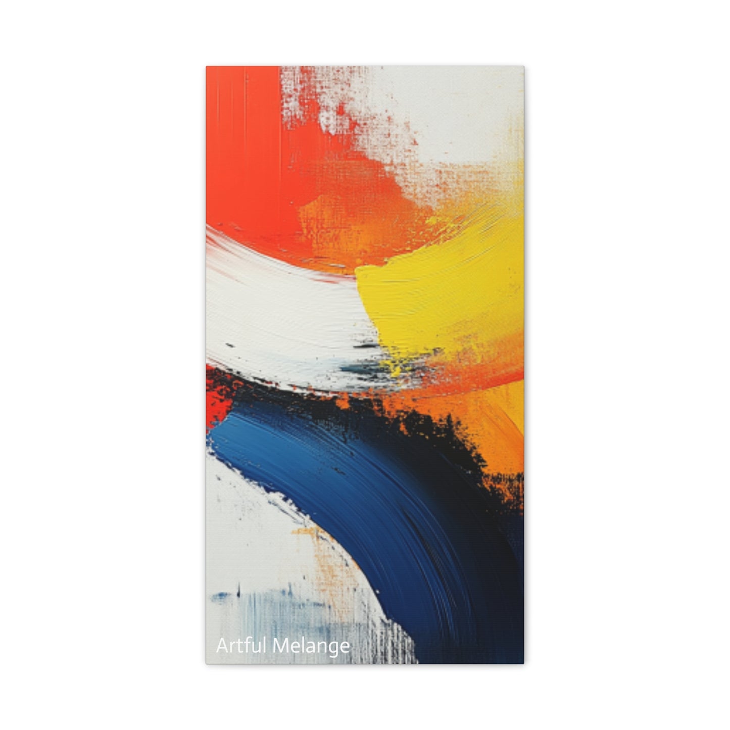 Acrylic Abstract Canvas Print - Richly Textured Artistry