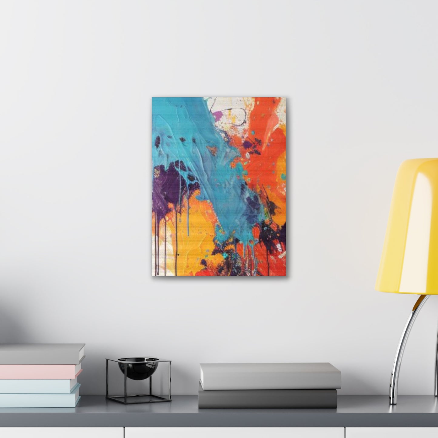 Primary Elegance: A Symphony of Sophistication Canvas Print