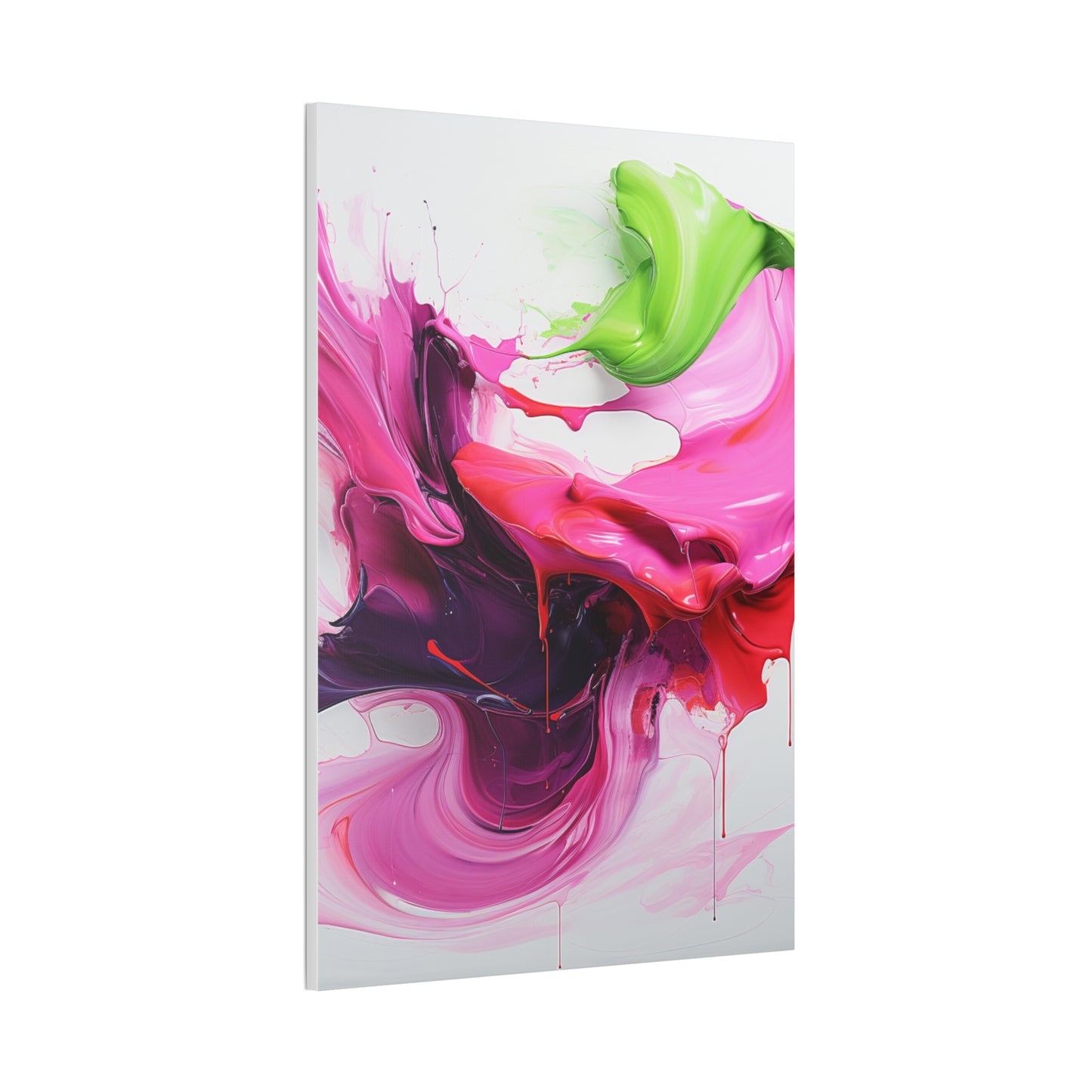 Acrylic Abstract Canvas Print - Richly Textured Artistry