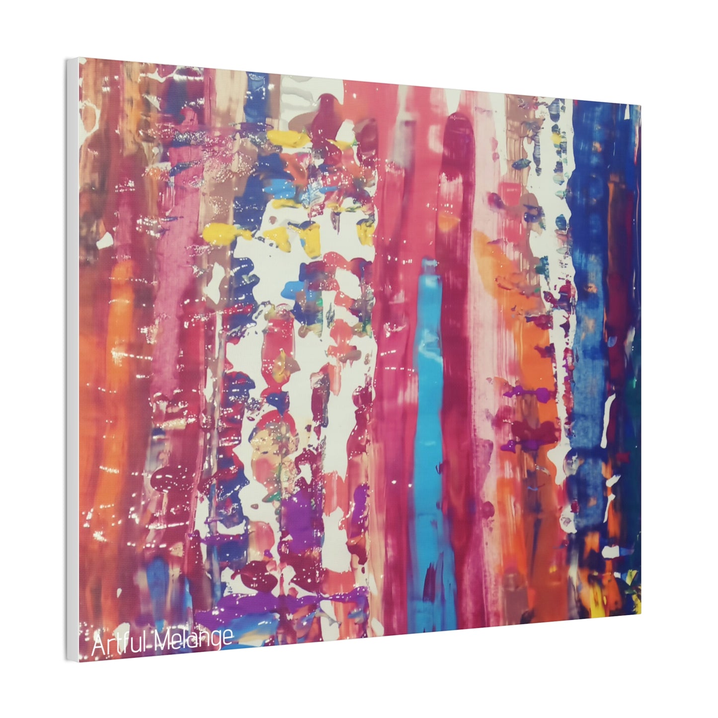 Primary Elegance: A Symphony of Sophistication Canvas Print