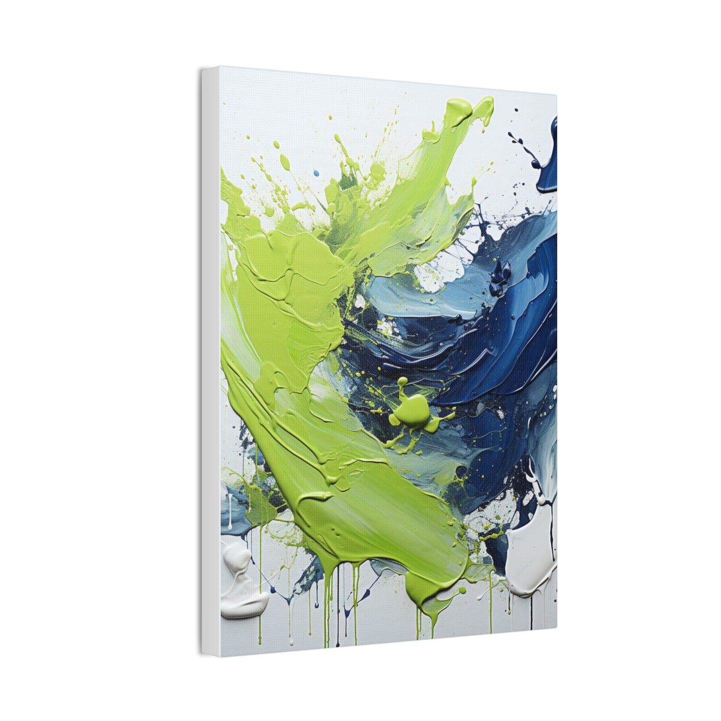 Acrylic Abstract Canvas Print - Richly Textured Artistry