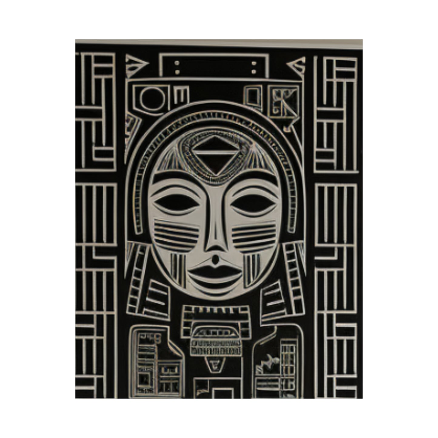 African Essence Matte Vertical Canvas Poster