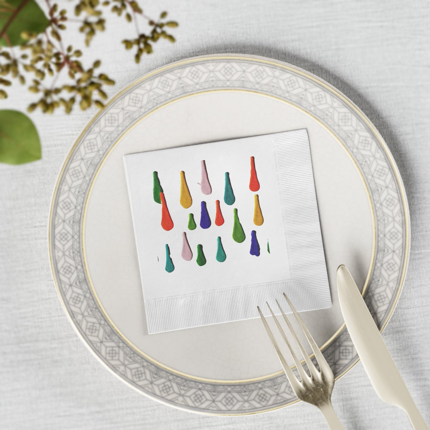 ChromaBlend™ Artistry Abstract Art Napkins”