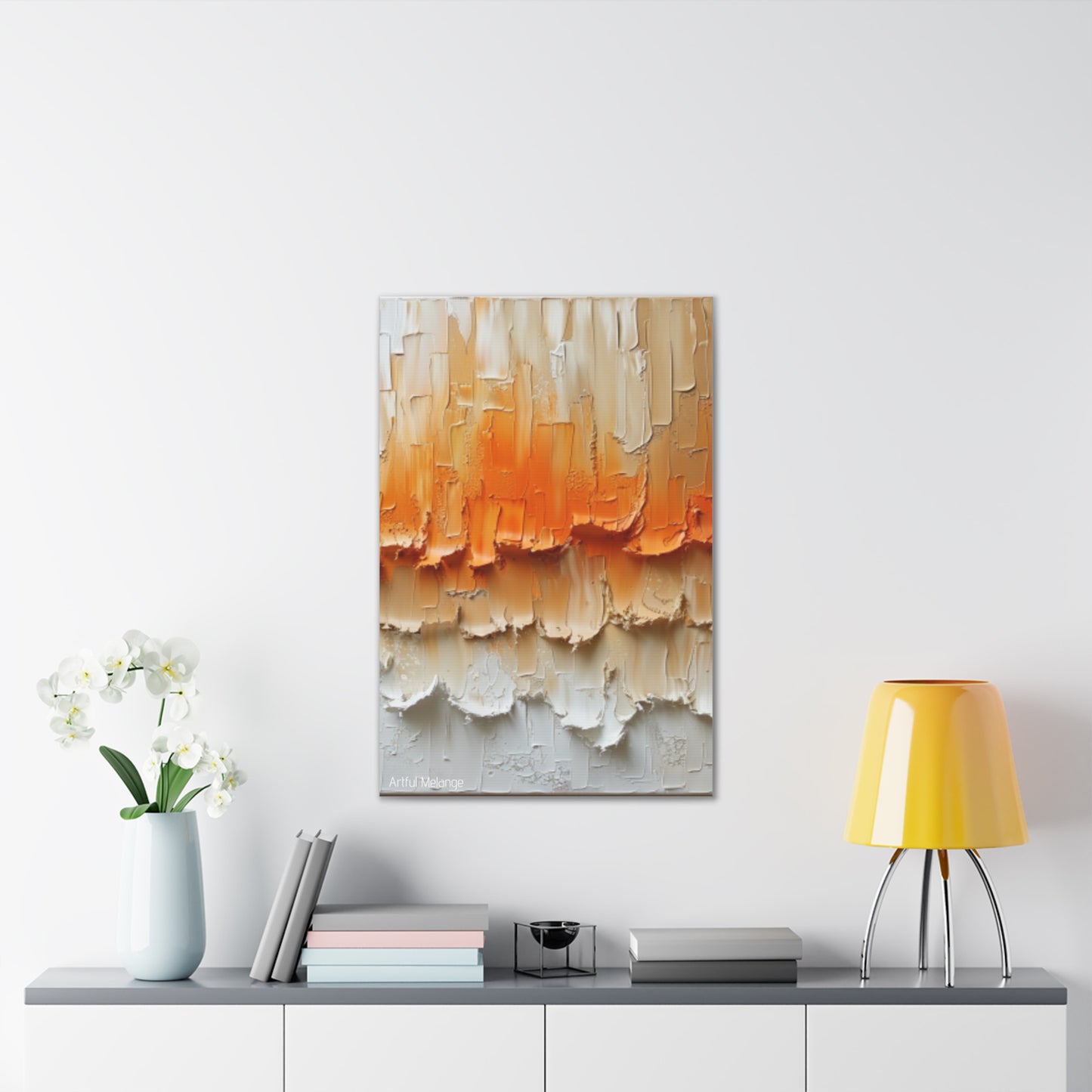 Primary Elegance: A Symphony of Sophistication Canvas Print