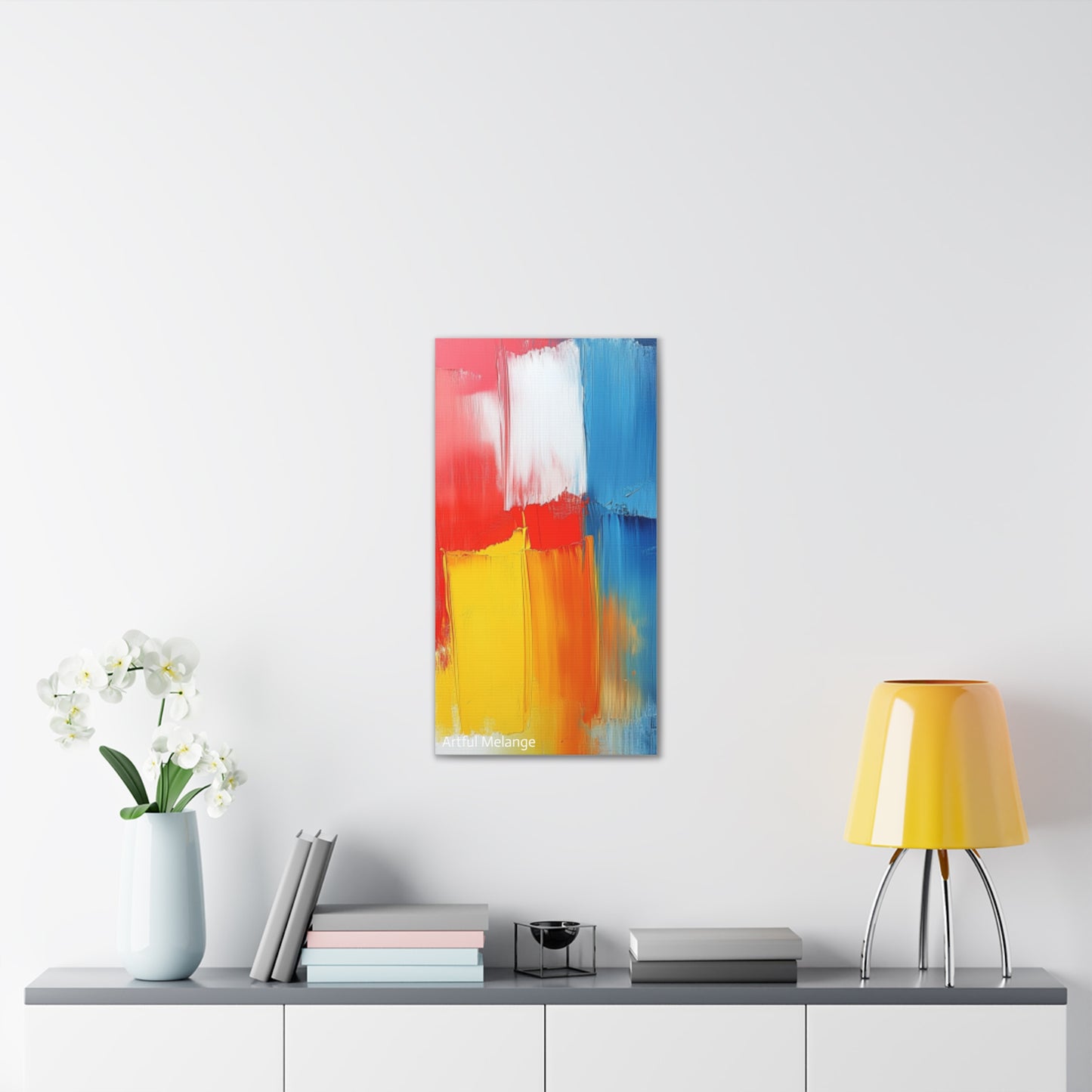 Acrylic Abstract Canvas Print - Richly Textured Artistry