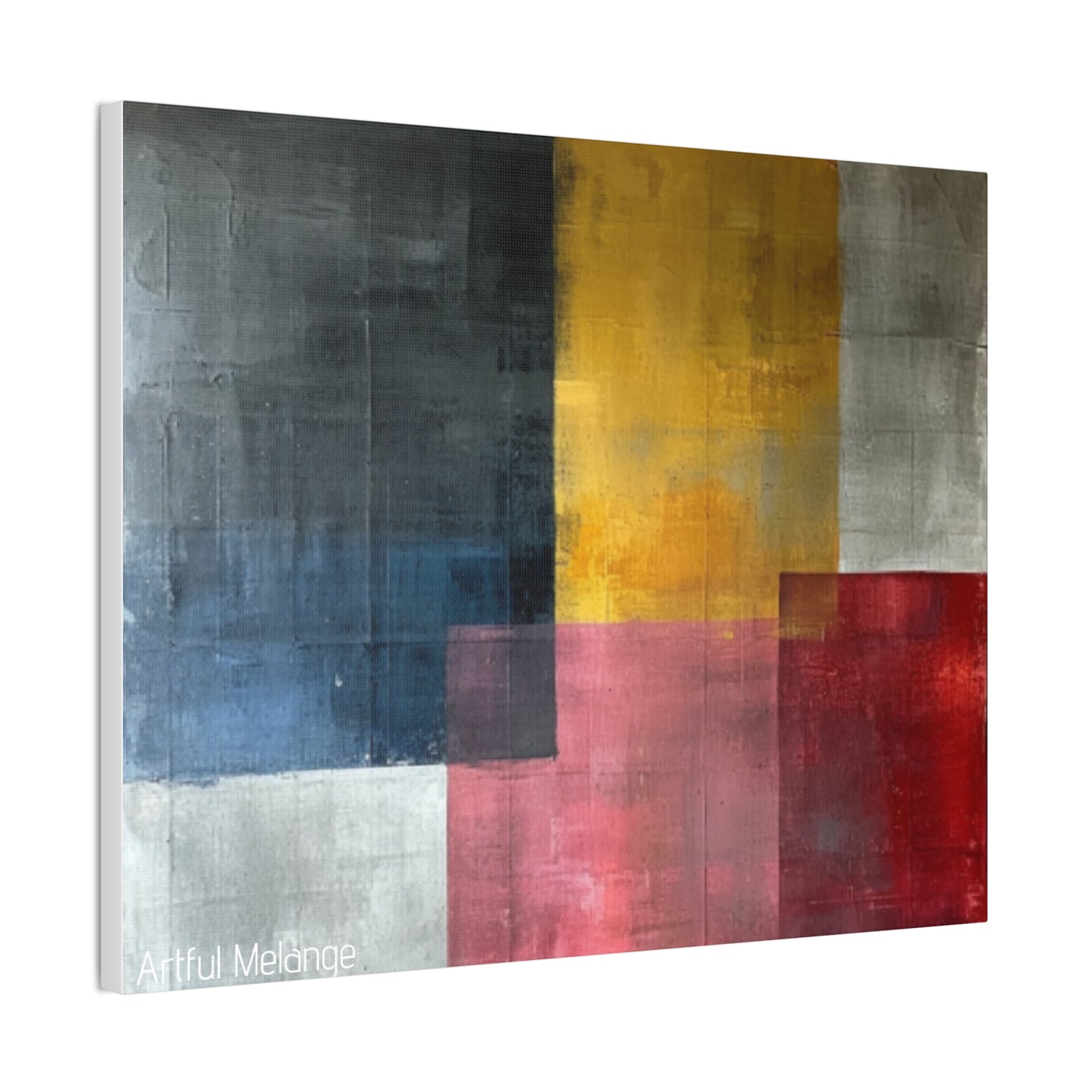 Primary Elegance: A Symphony of Sophistication Canvas Print