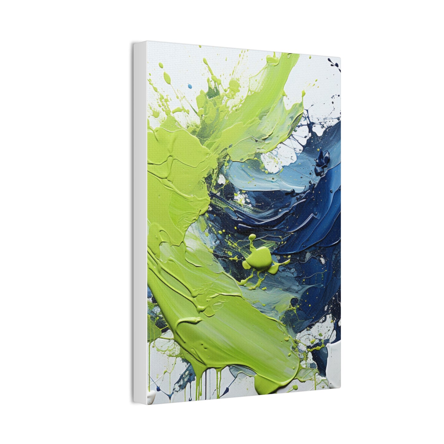 Acrylic Abstract Canvas Print - Richly Textured Artistry