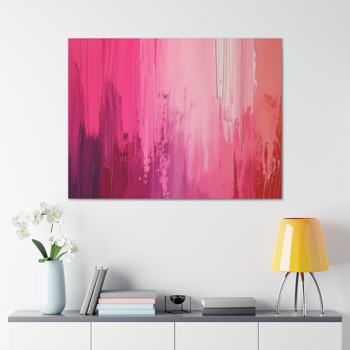 In The Pink: A Symphony of Sophistication Canvas Print