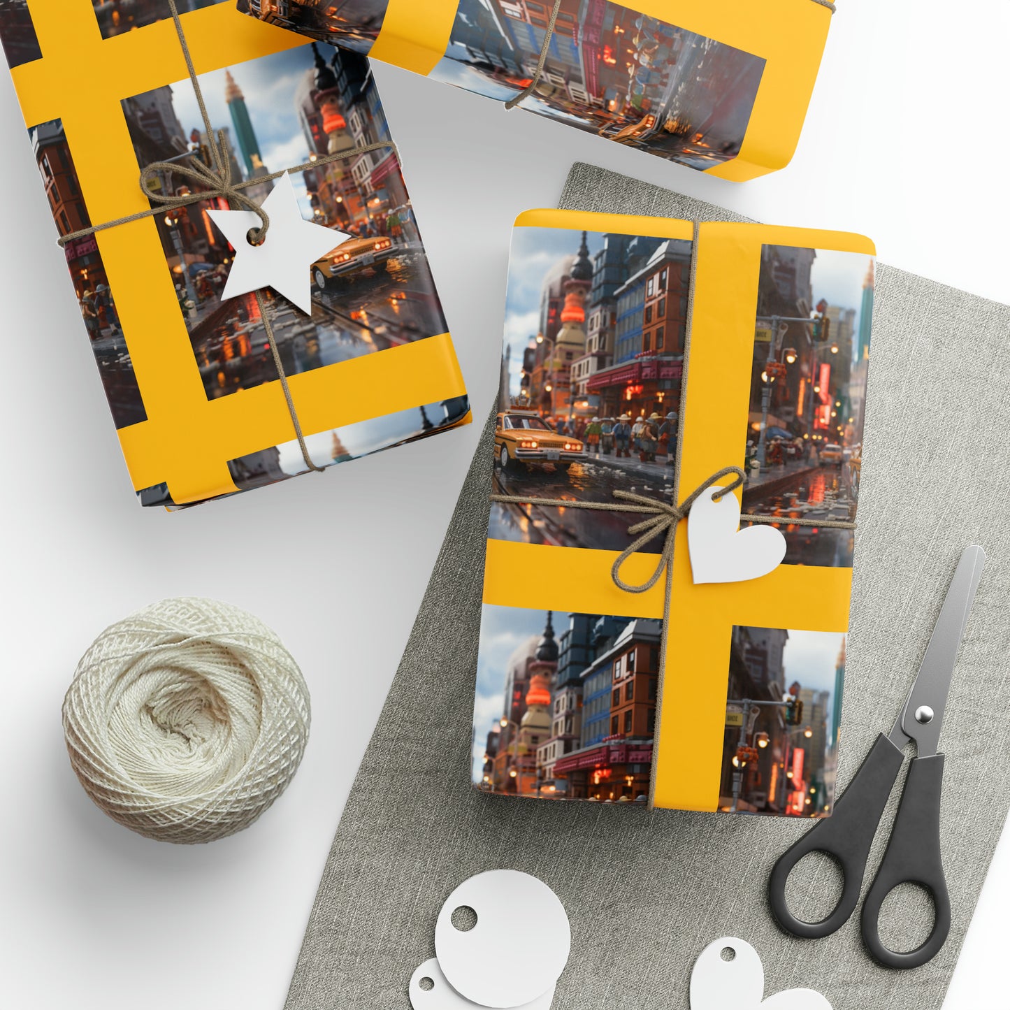 Brickopolis Wonders Children's Wrapping Paper