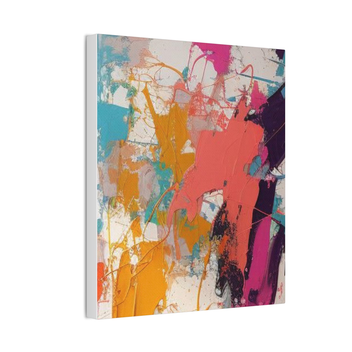 Primary Elegance: A Symphony of Sophistication Canvas Print