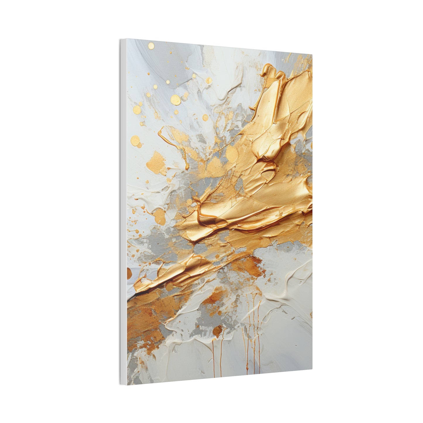 Acrylic Abstract Canvas Print - Richly Textured Artistry