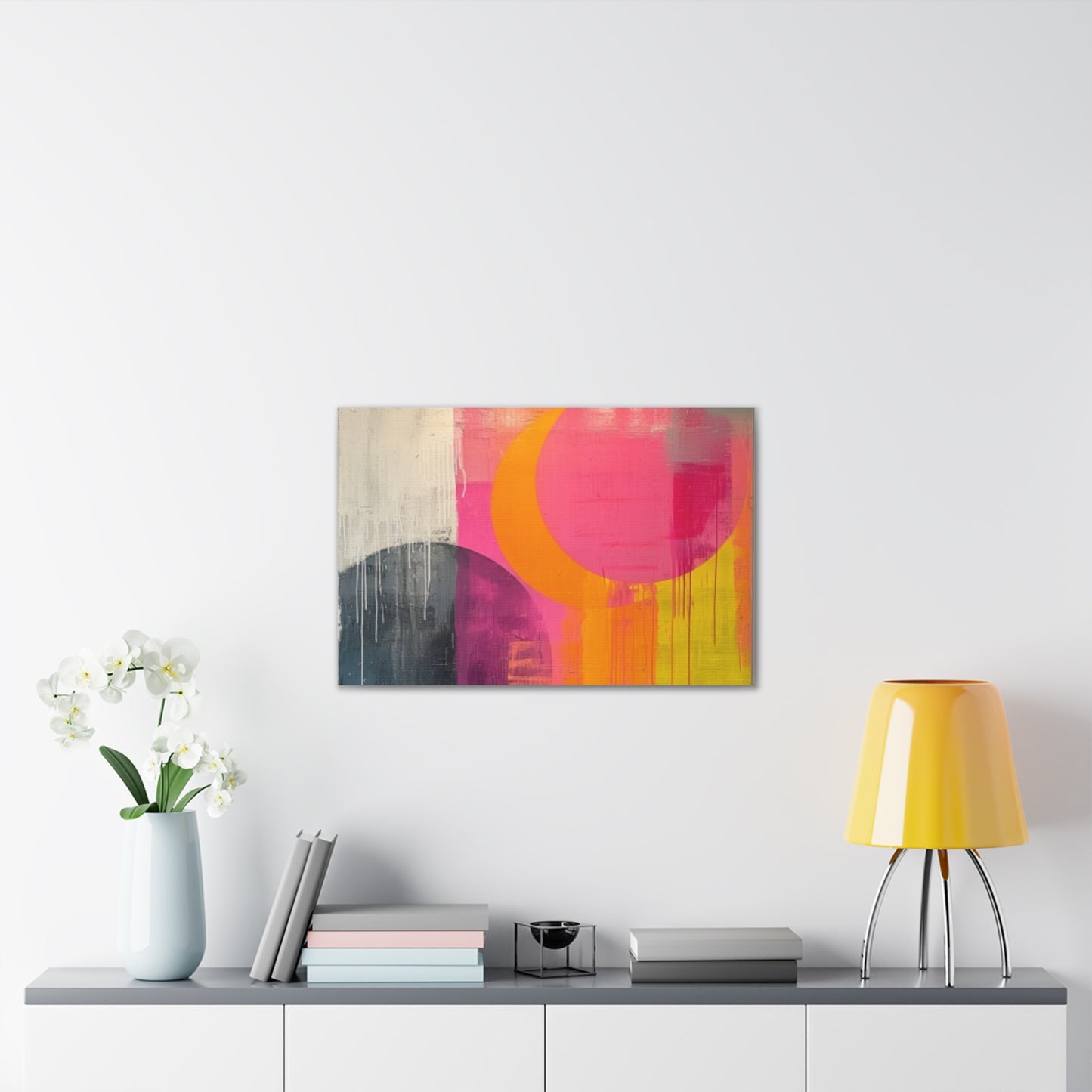 Primary Elegance: A Symphony of Sophistication Canvas Print