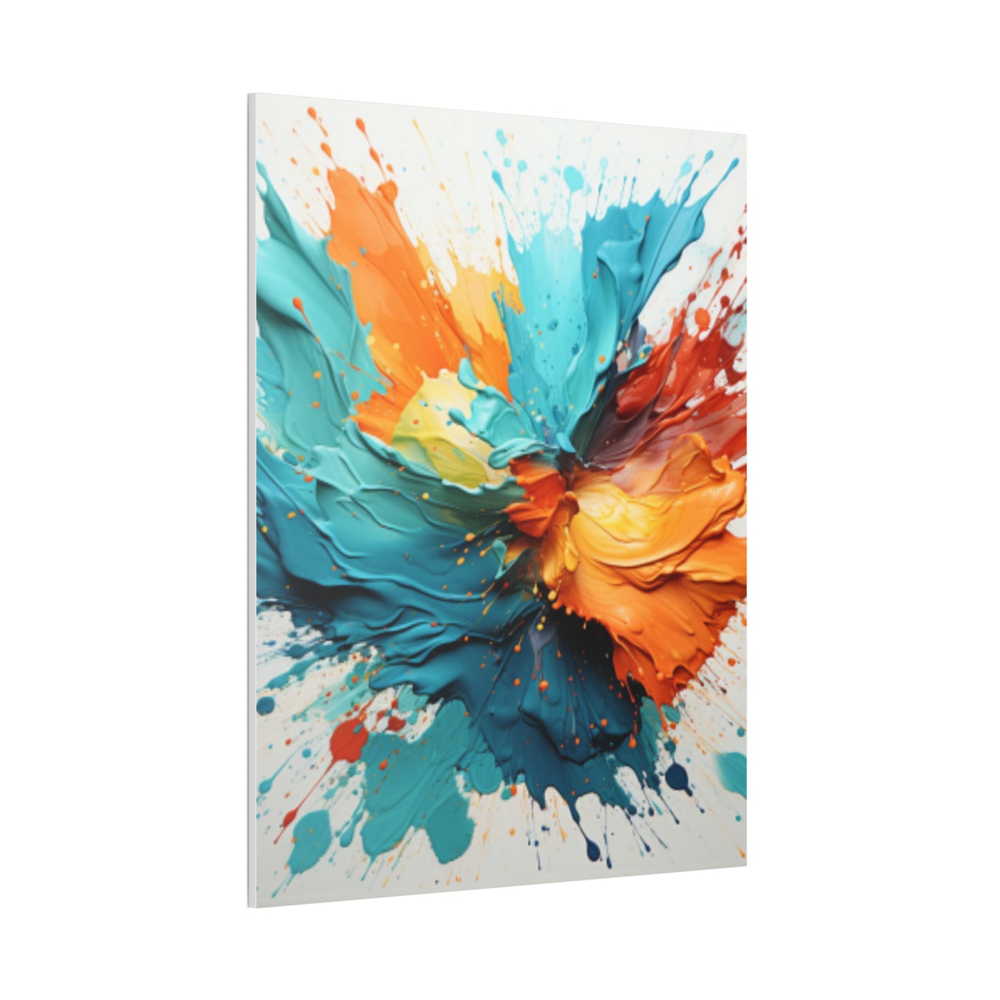 Primary Elegance: A Symphony of Sophistication Canvas Print